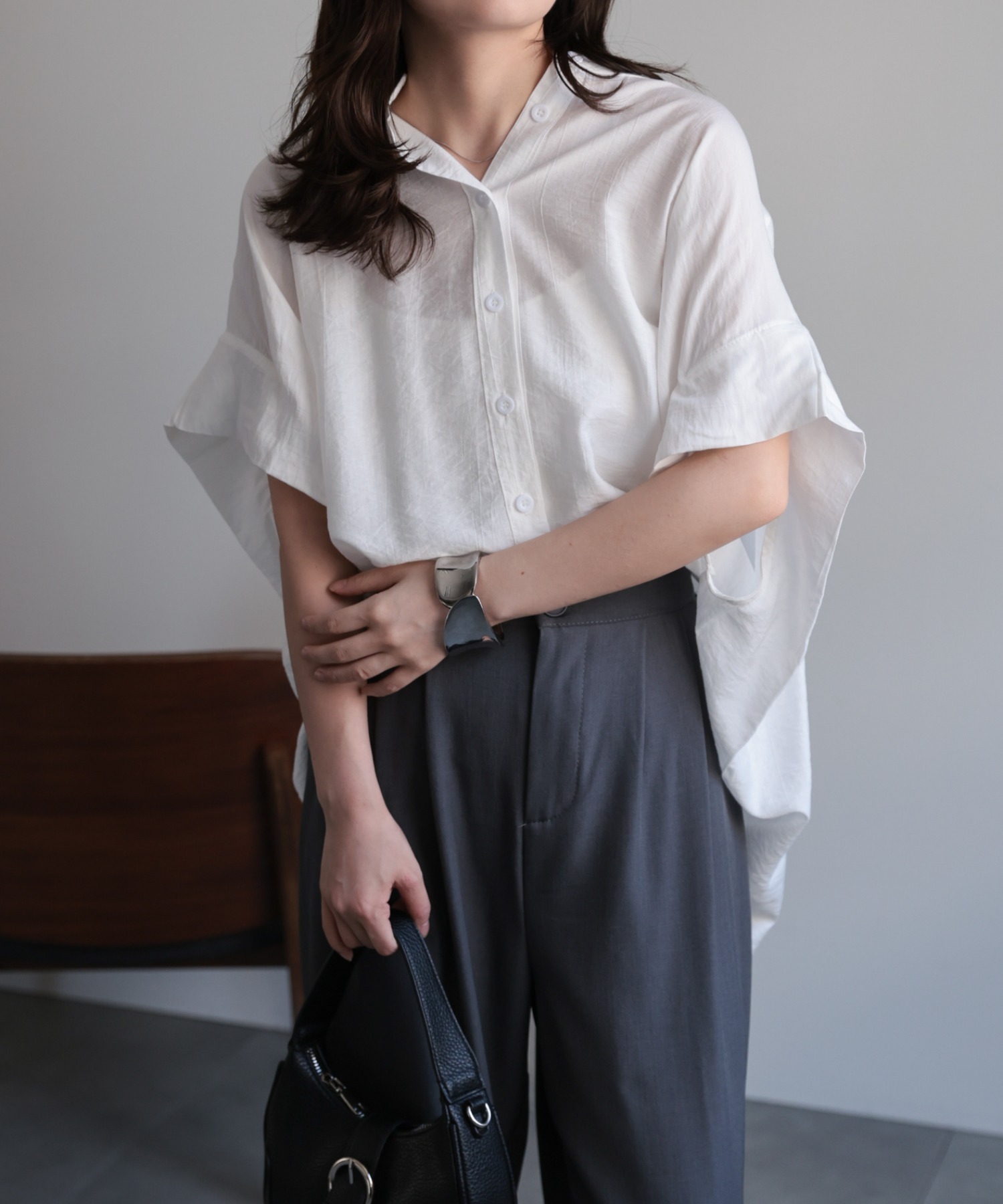 model：156cm 着用サイズ：FREE