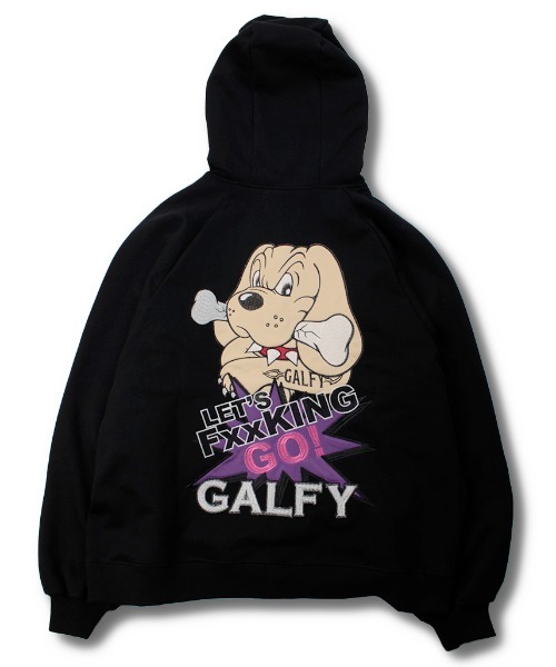 夜*苦様 GALFY　ガルフィー　パーカー GALFY パーカー 「GALFY/ガルフィー」どんまいパーカー メンズ
