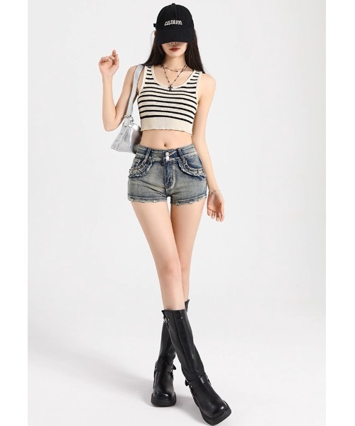 A'GEM/9 × .kom 『.KOM/ドットケーオーエム』 Grunge Damage & Studs