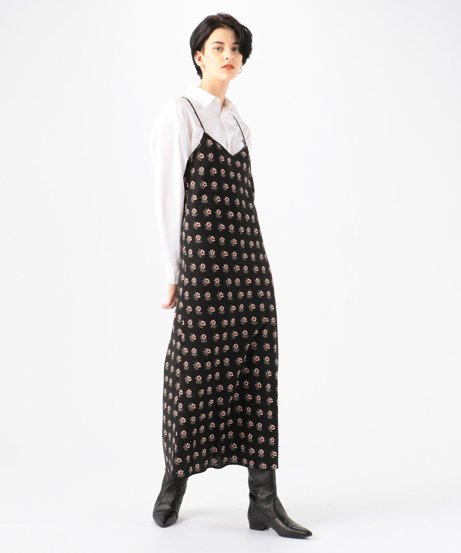 パンジープリント キャミソールワンピース Urban Tales Com