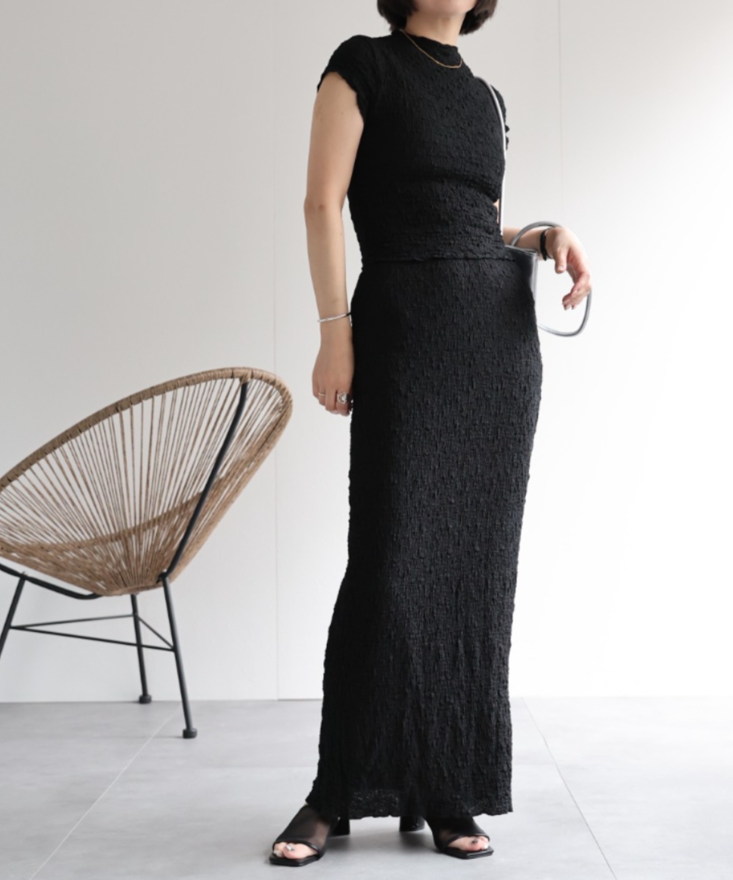 model:162㎝　着用サイズ：FREE