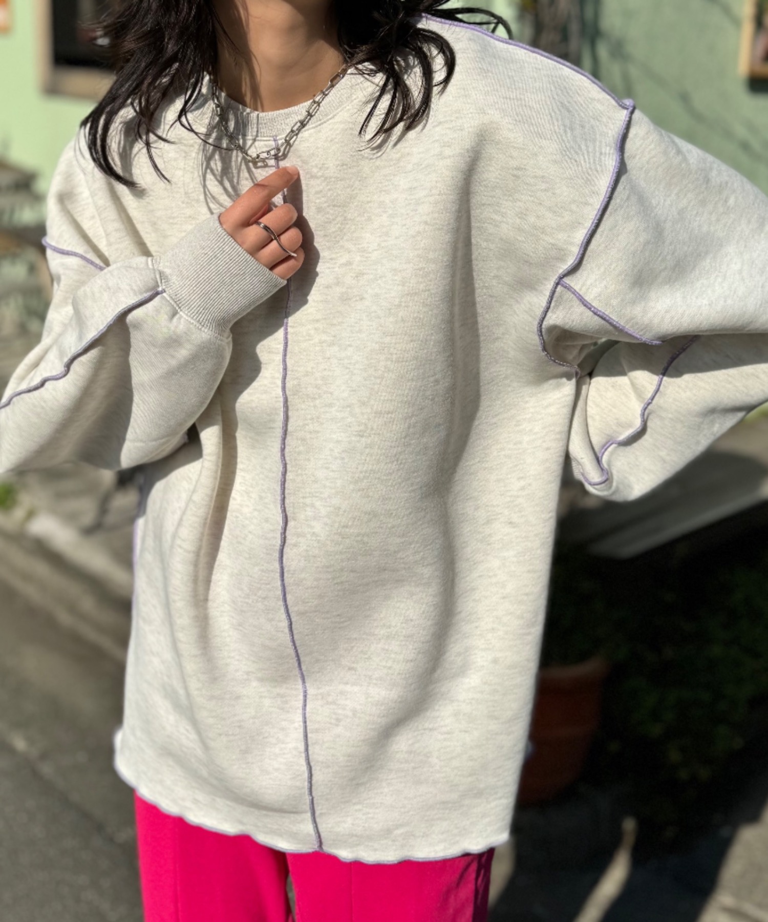 オートミール
model:H164 着用サイズ:FREE