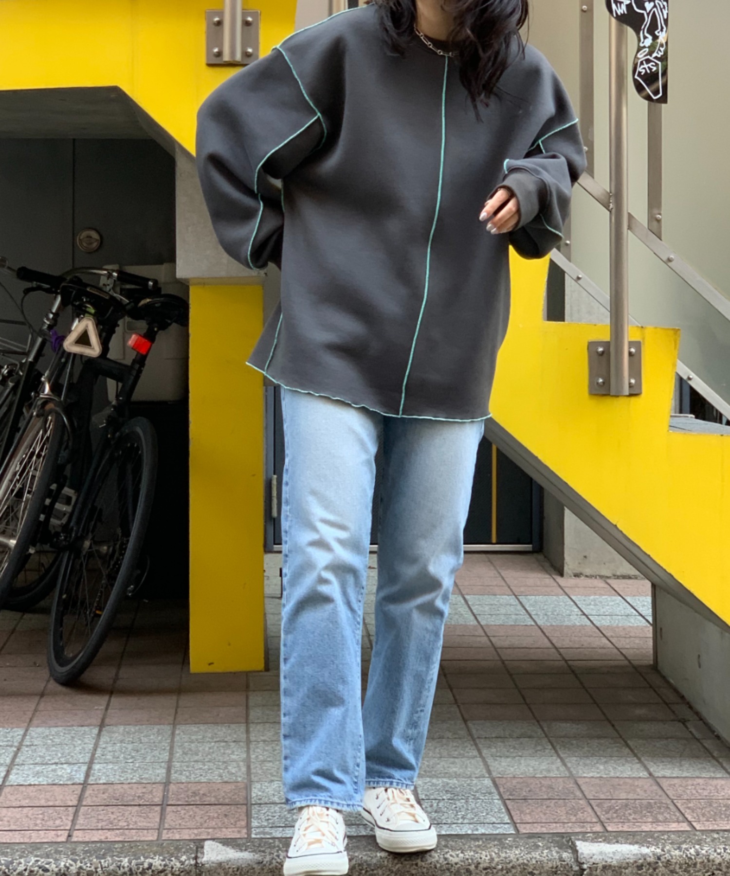 model:H164 着用サイズ:FREE