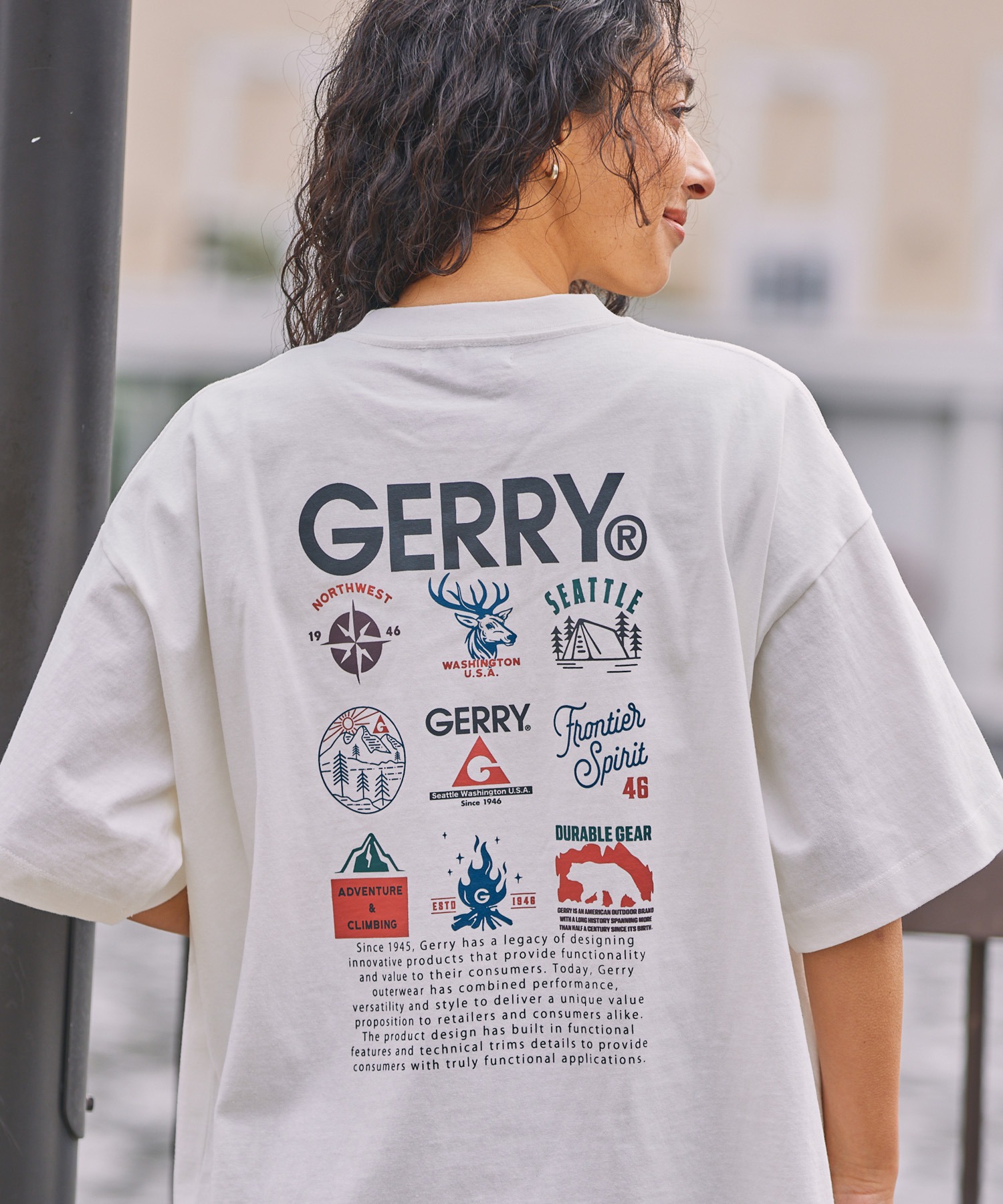 GERRY/ジェリー 別注 アソートデザイン オーバーサイズ 半袖Tシャツ
