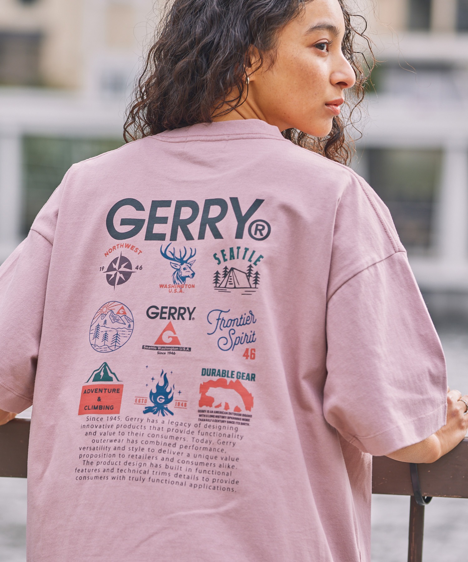 GERRY/ジェリー 別注 アソートデザイン オーバーサイズ 半袖Tシャツ