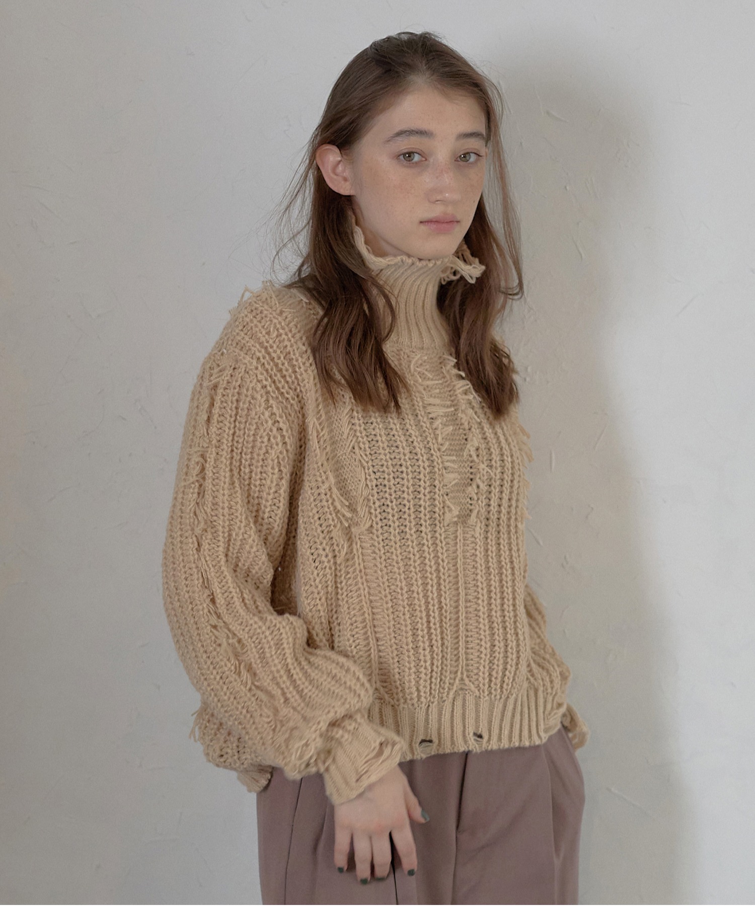 model：H164 着用サイズ：FREE