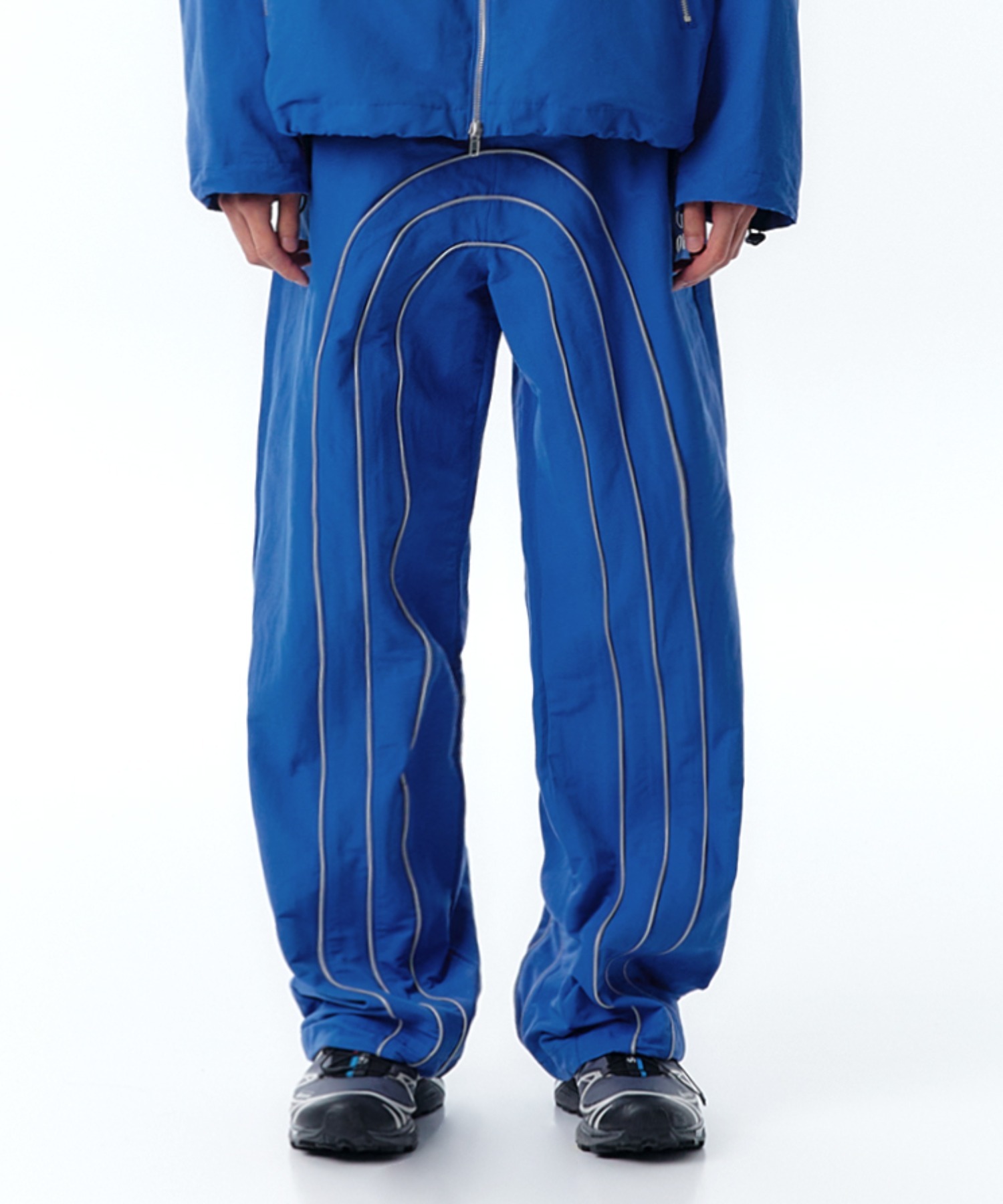 OY/オーワイ』PIPING CURVE LINE TRACK PANTS/パイピング カーブ