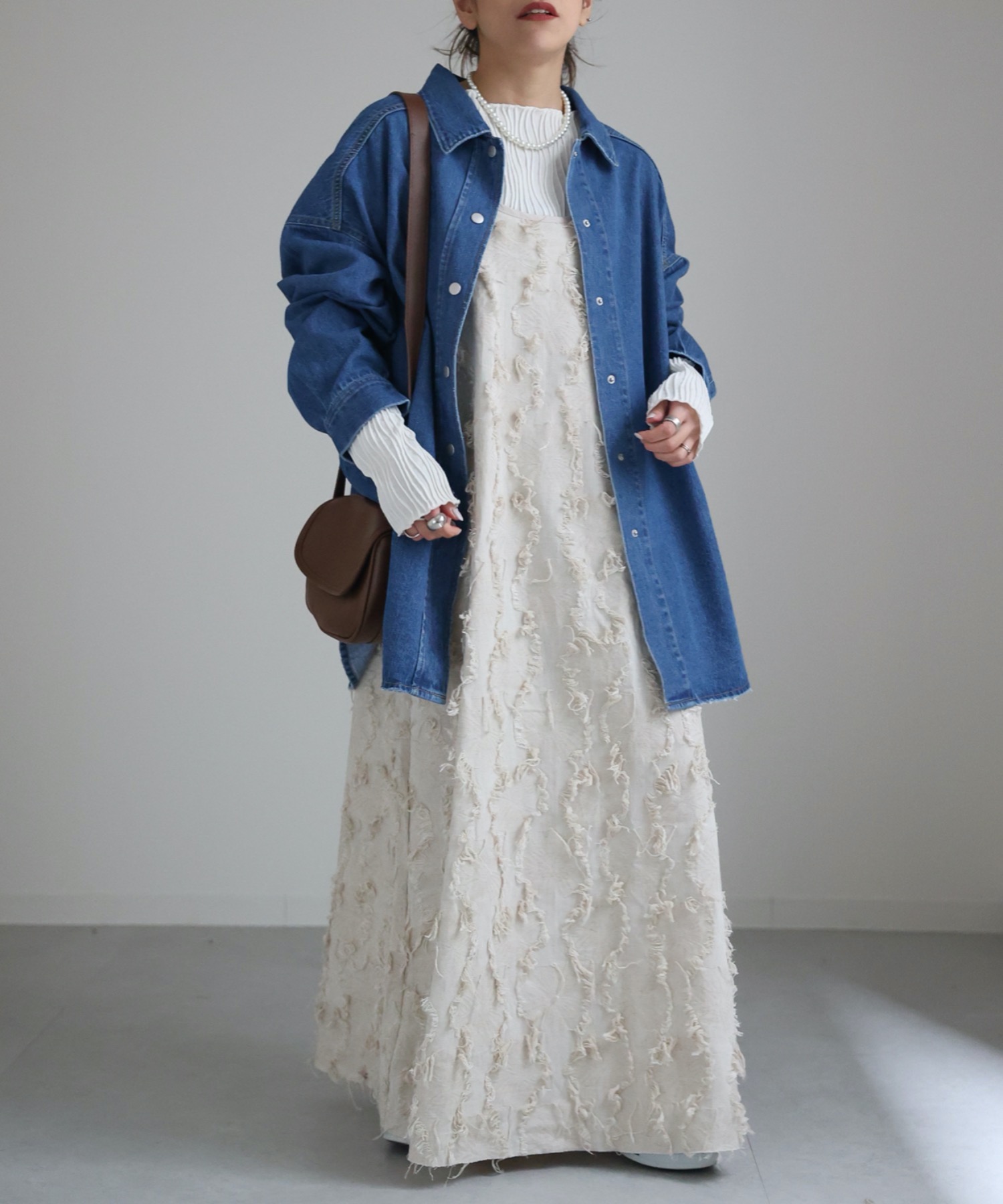 model:156cm  着用サイズ:FREE
