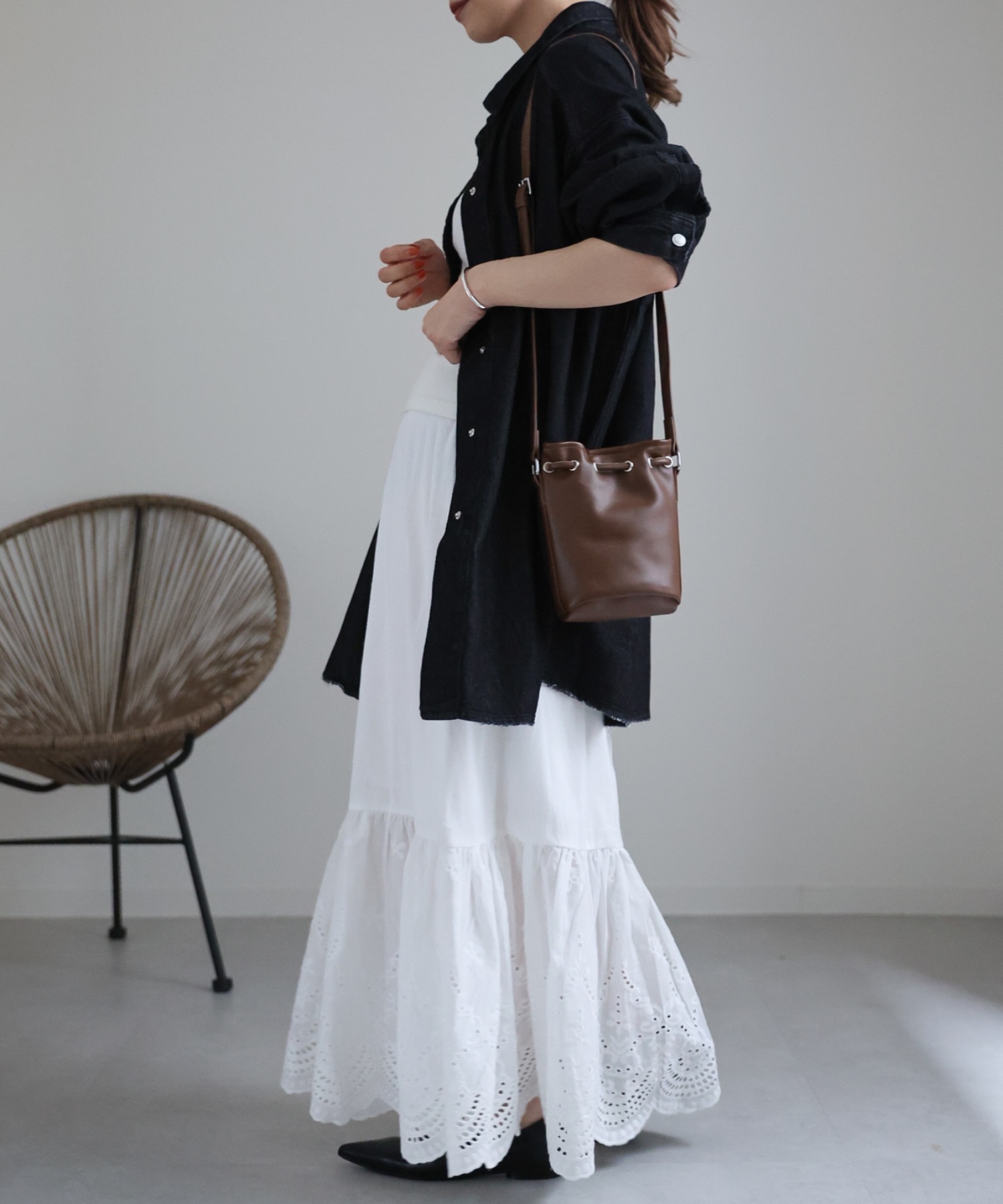 model:162cm  着用サイズ:FREE