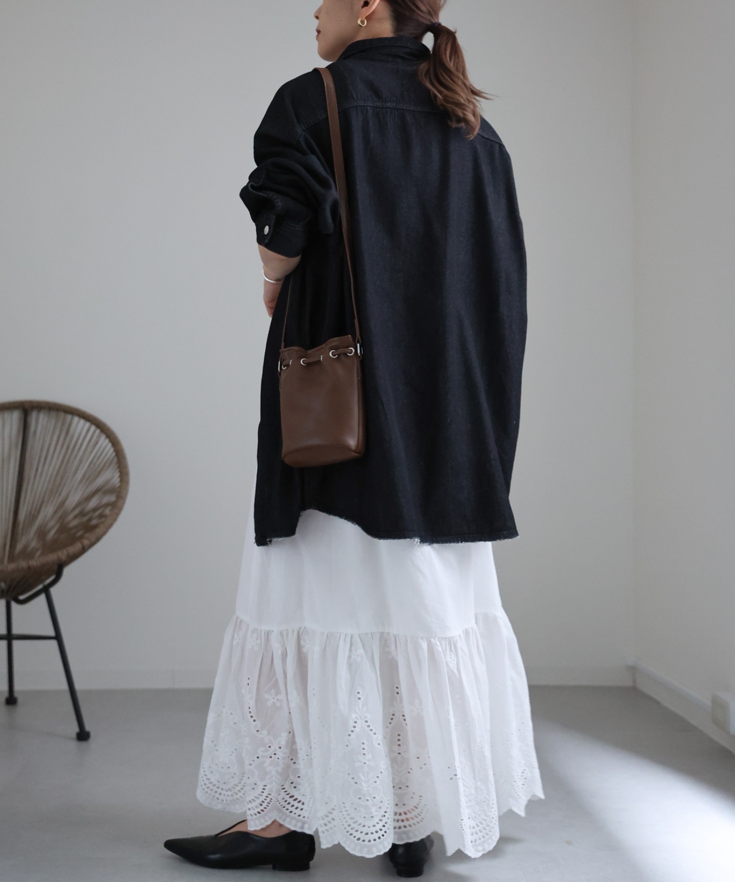 model:162cm  着用サイズ:FREE