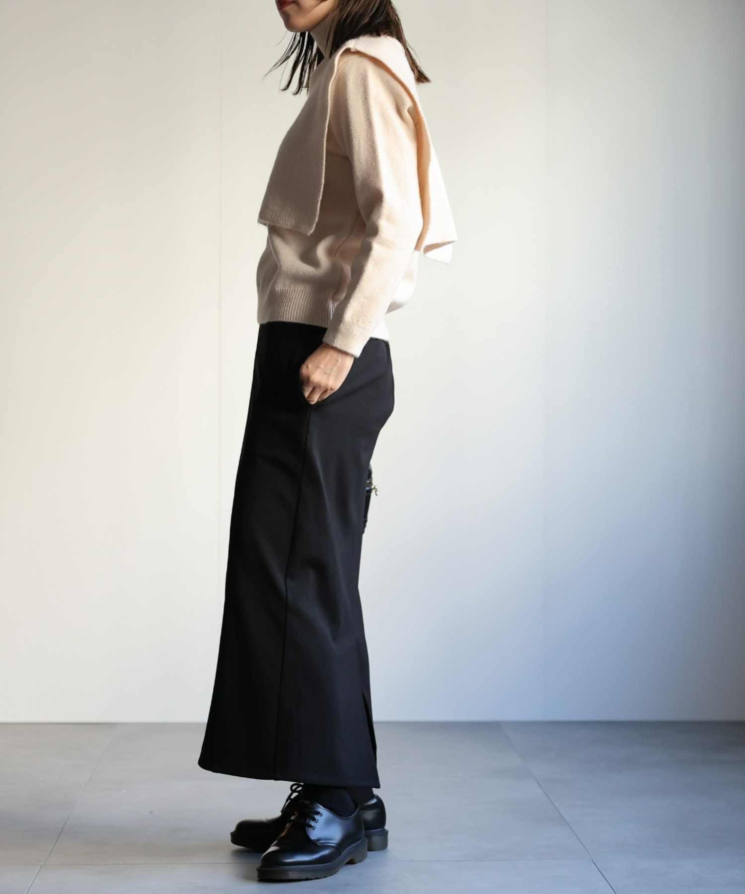 model:162㎝　着用サイズFREE