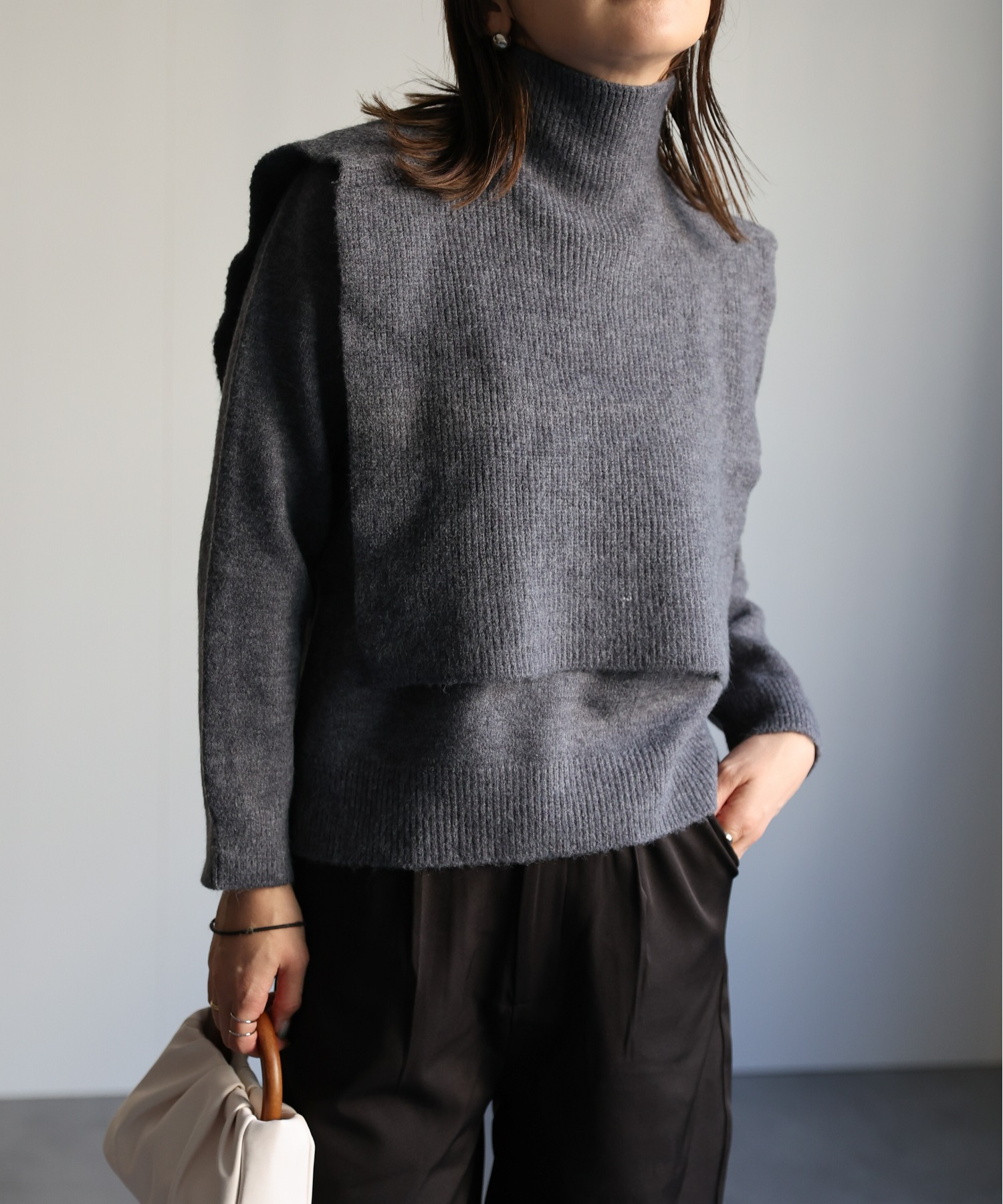 model:162㎝　着用サイズFREE