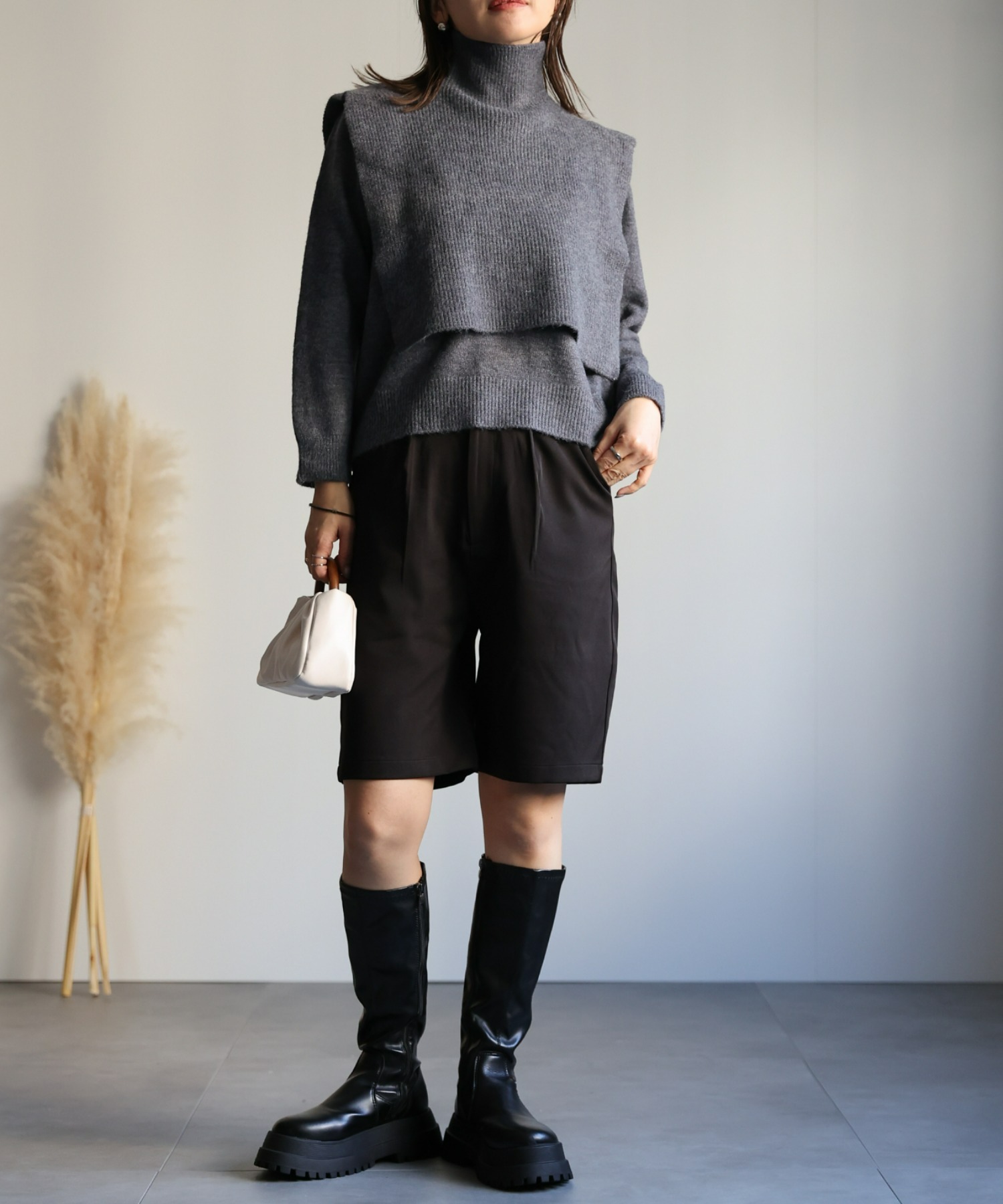 model:162㎝　着用サイズFREE