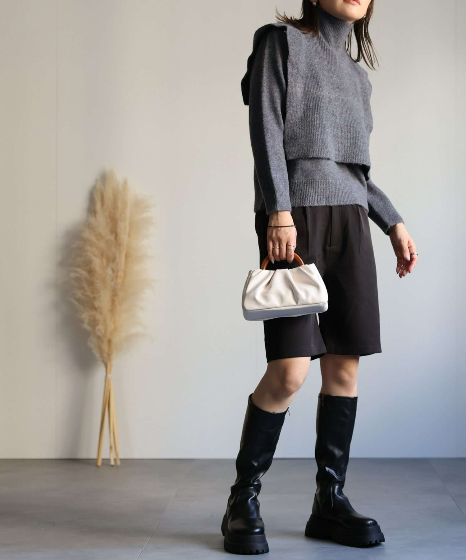 model:162㎝　着用サイズFREE