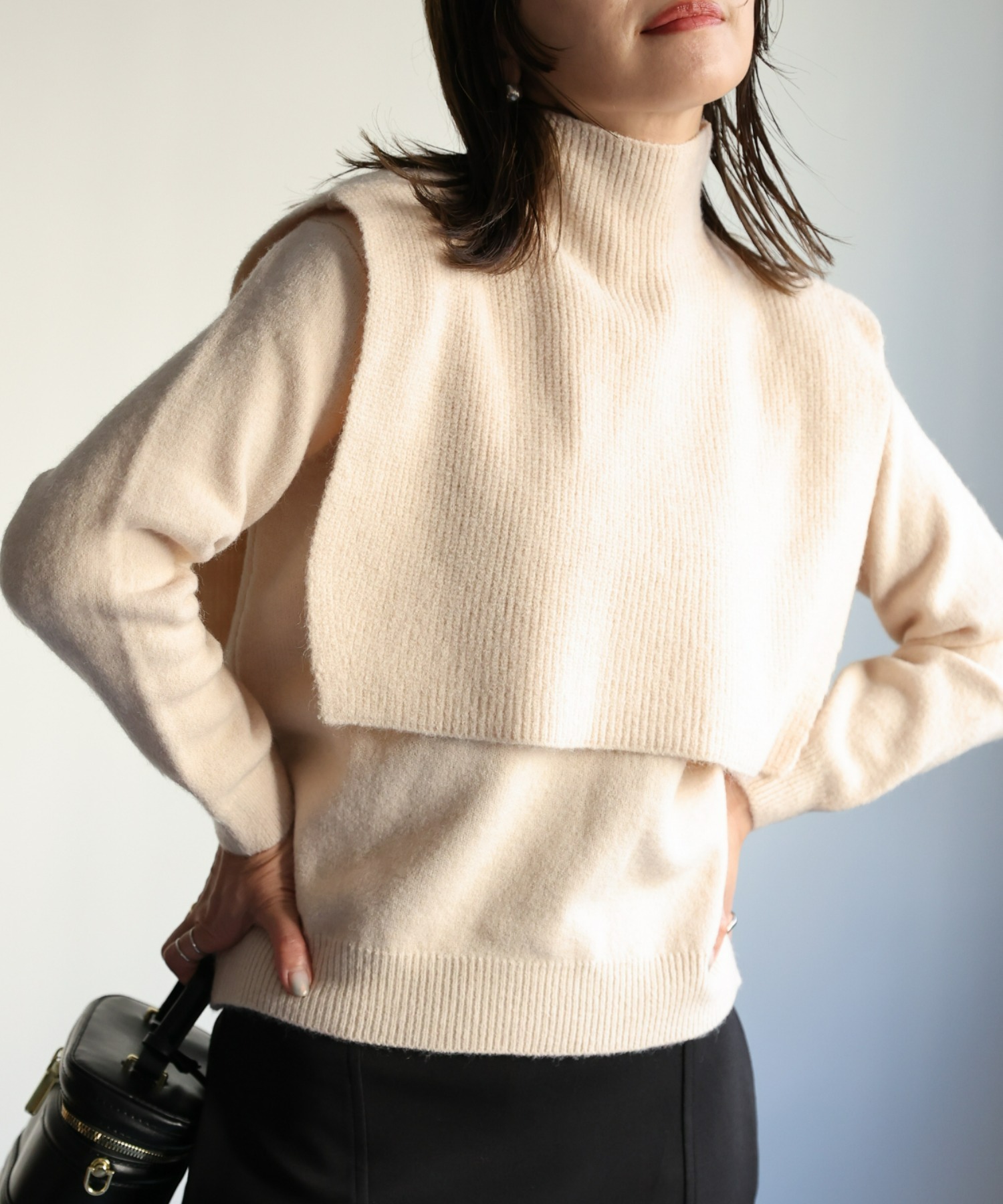 model:162㎝　着用サイズFREE