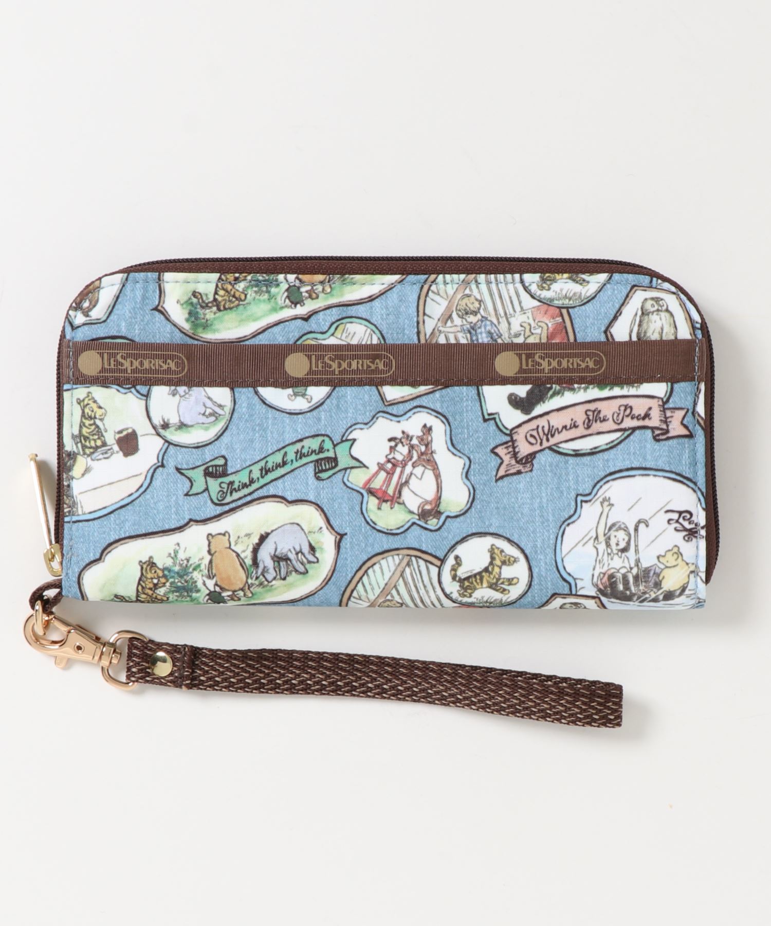 Lesportsac Disney Classic Pooh Collection Tech Wallet Wristlet クラシックプー デニム Economlife Com