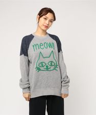 MEOW! 刺繍スウェット