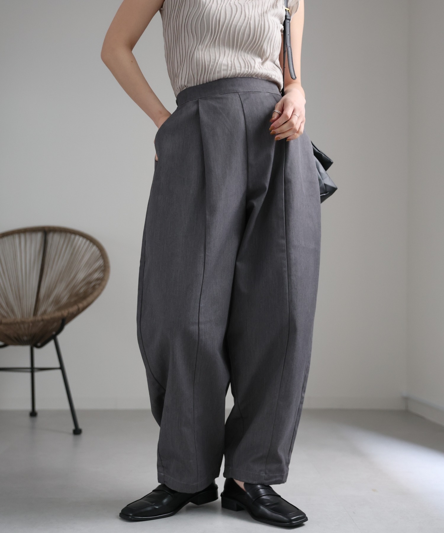 model:162㎝　着用サイズ:FREE