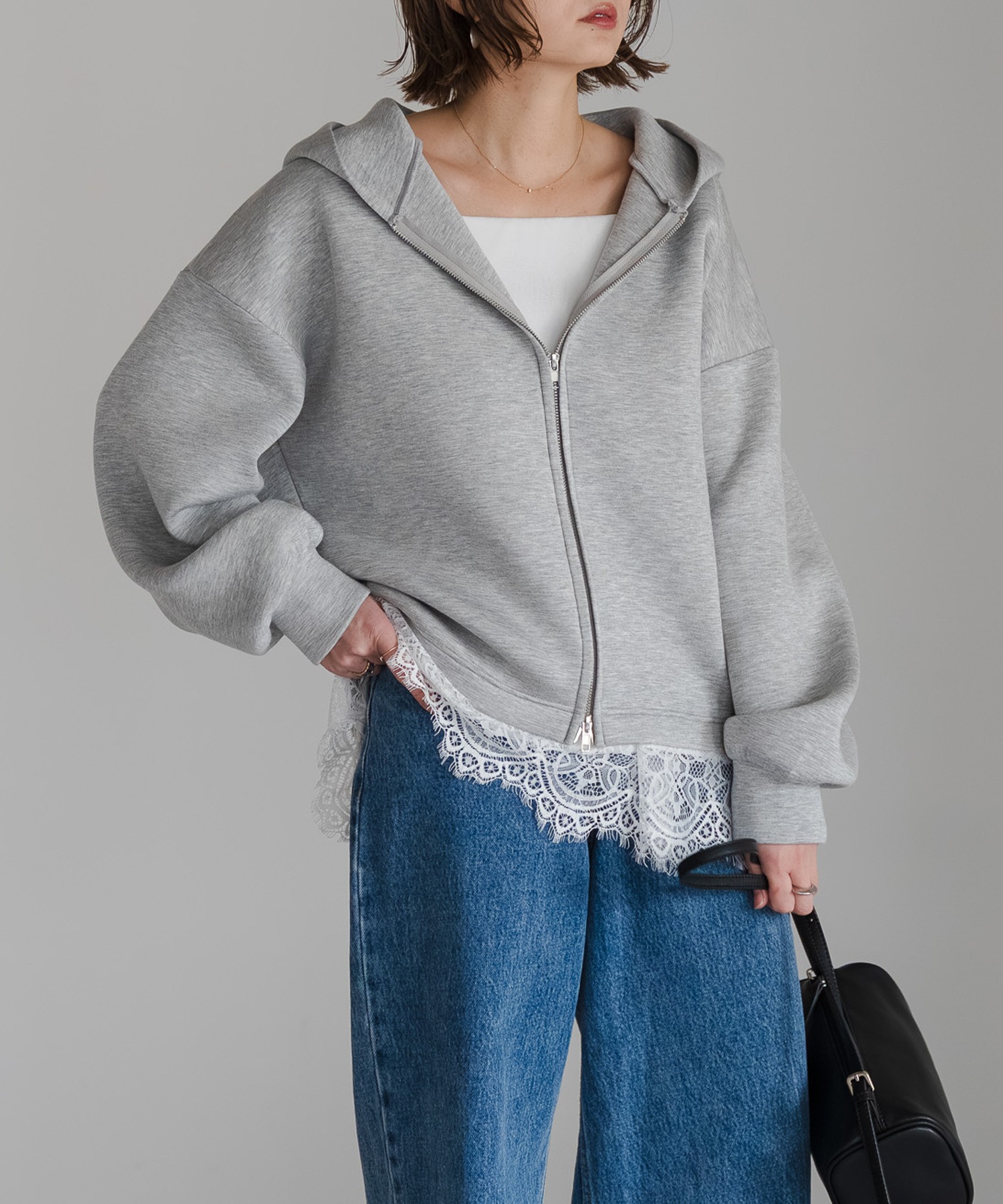 model：H158 着用サイズ：FREE