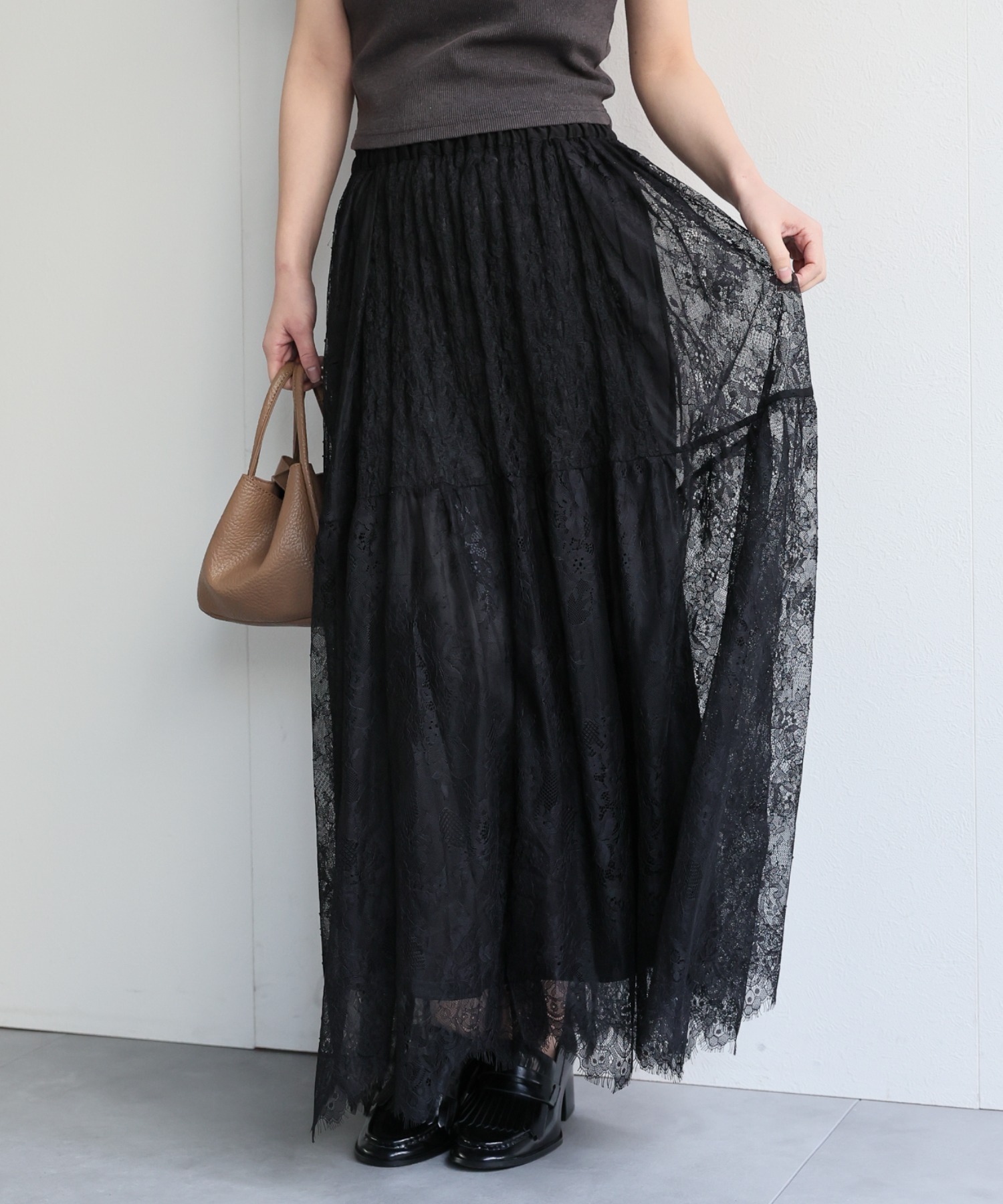 model：156cm 着用サイズ：FREE
