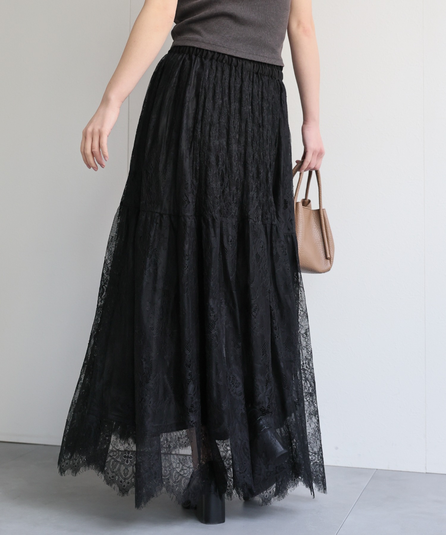 model：156cm 着用サイズ：FREE