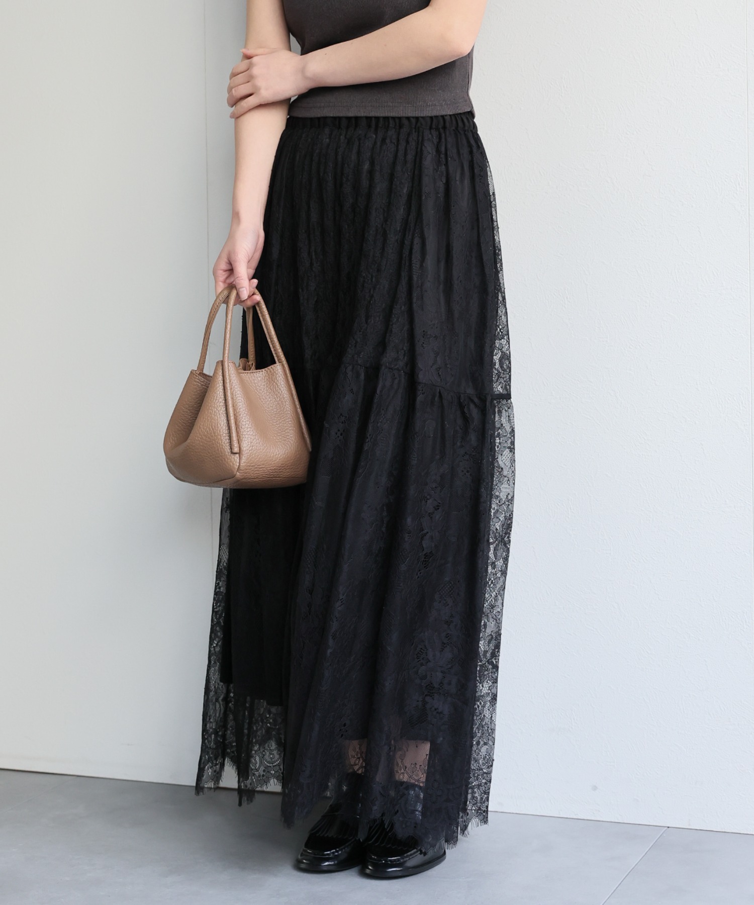 model：156cm 着用サイズ：FREE