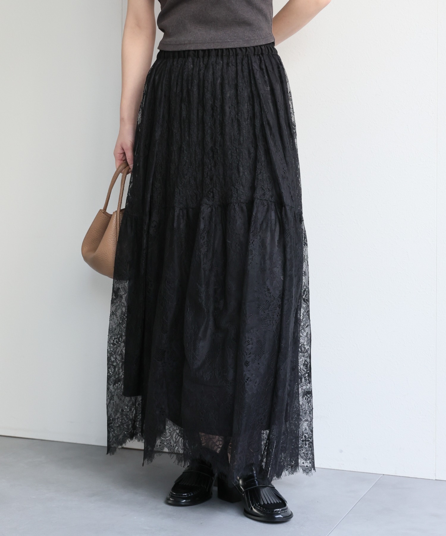 model：156cm 着用サイズ：FREE