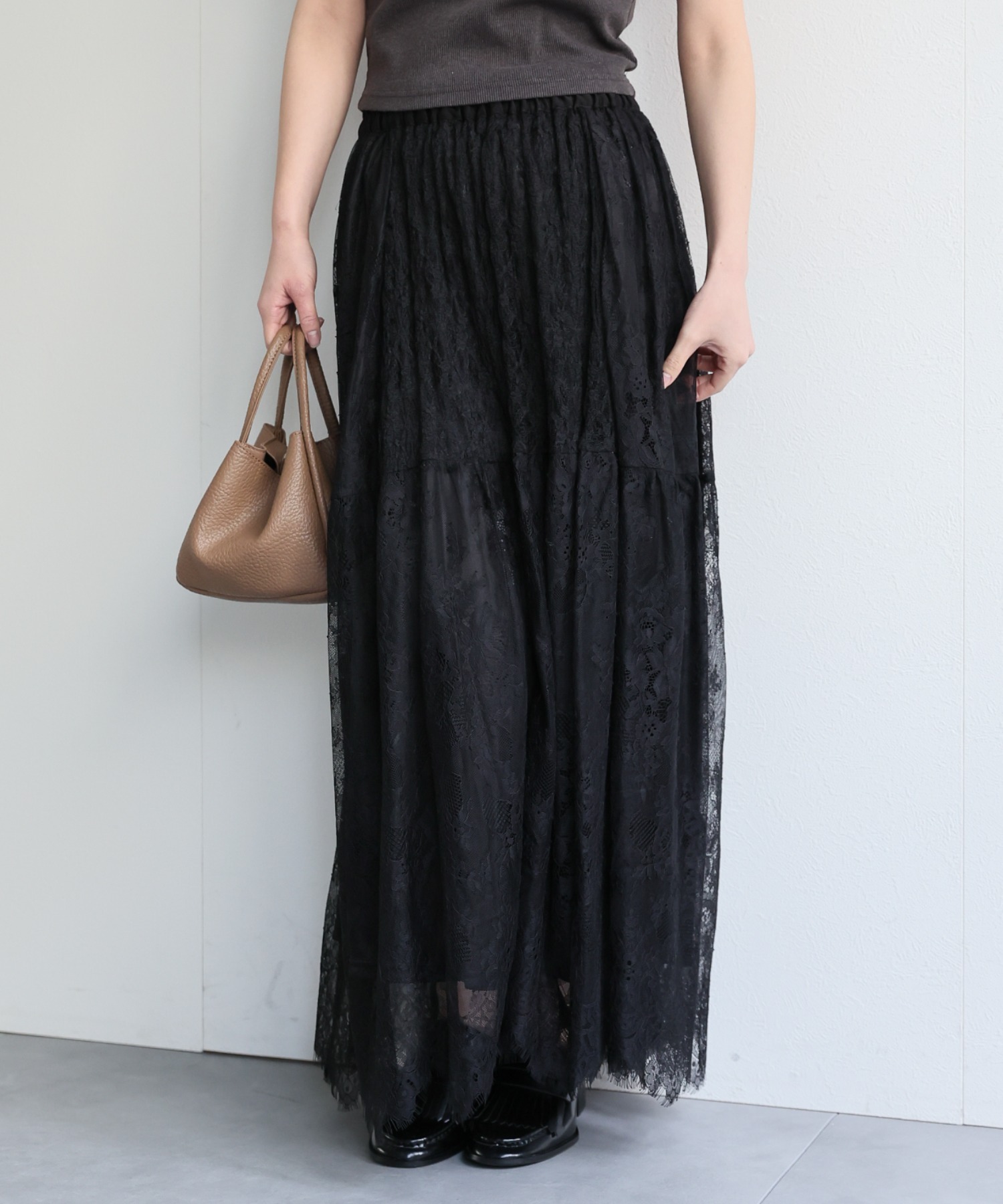 model：156cm 着用サイズ：FREE