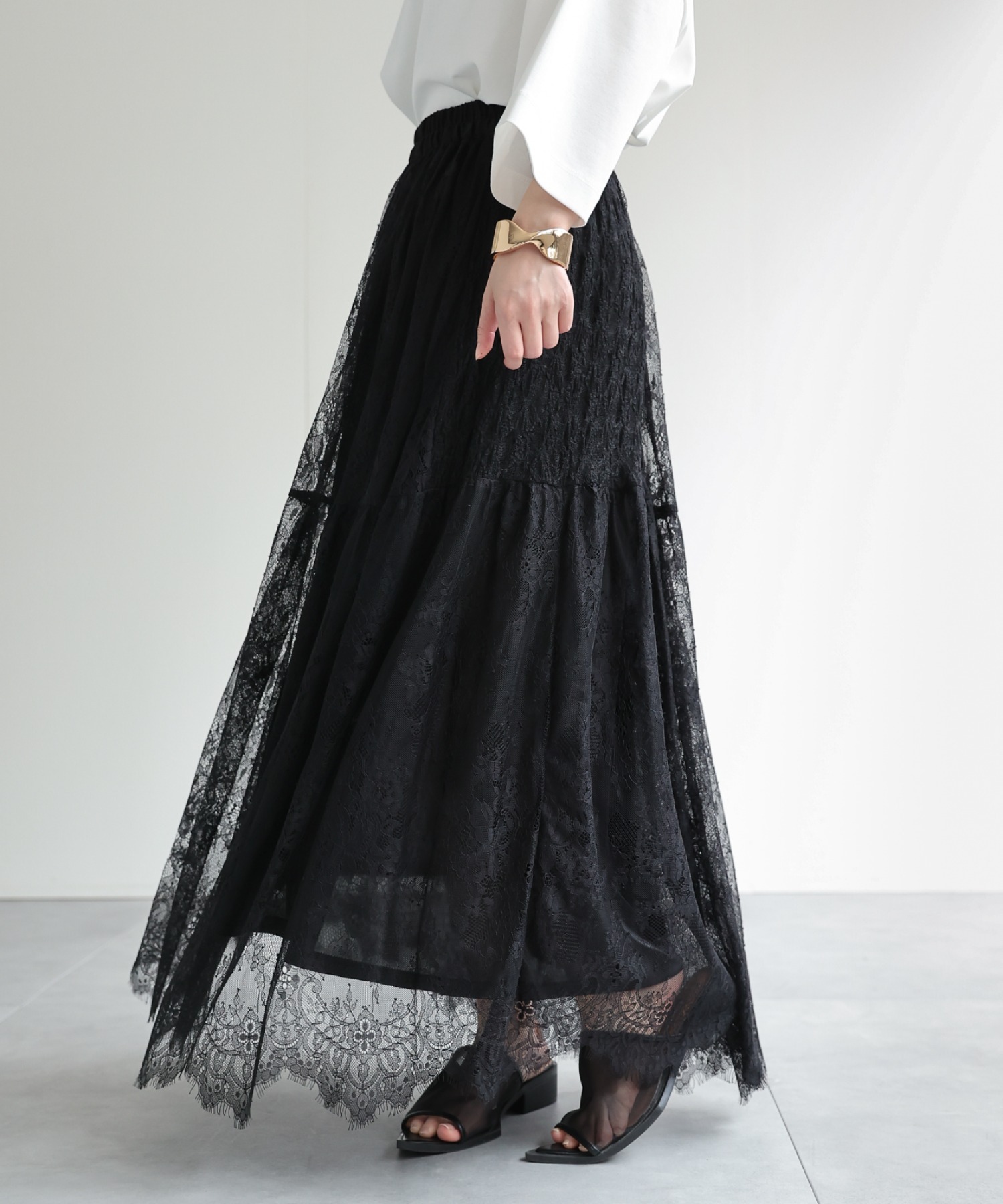 model：156cm 着用サイズ：FREE