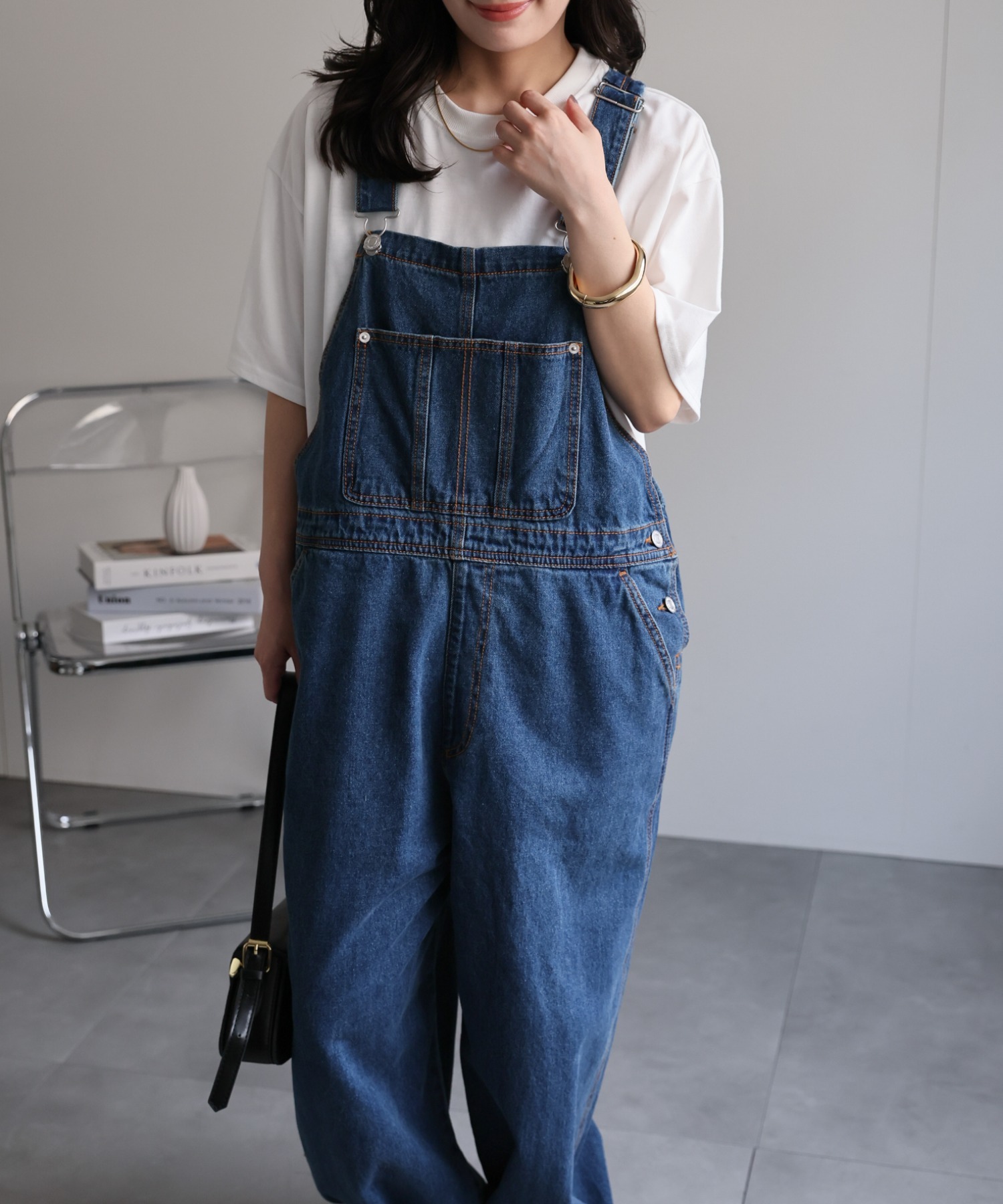 model：156cm 着用サイズ：FREE