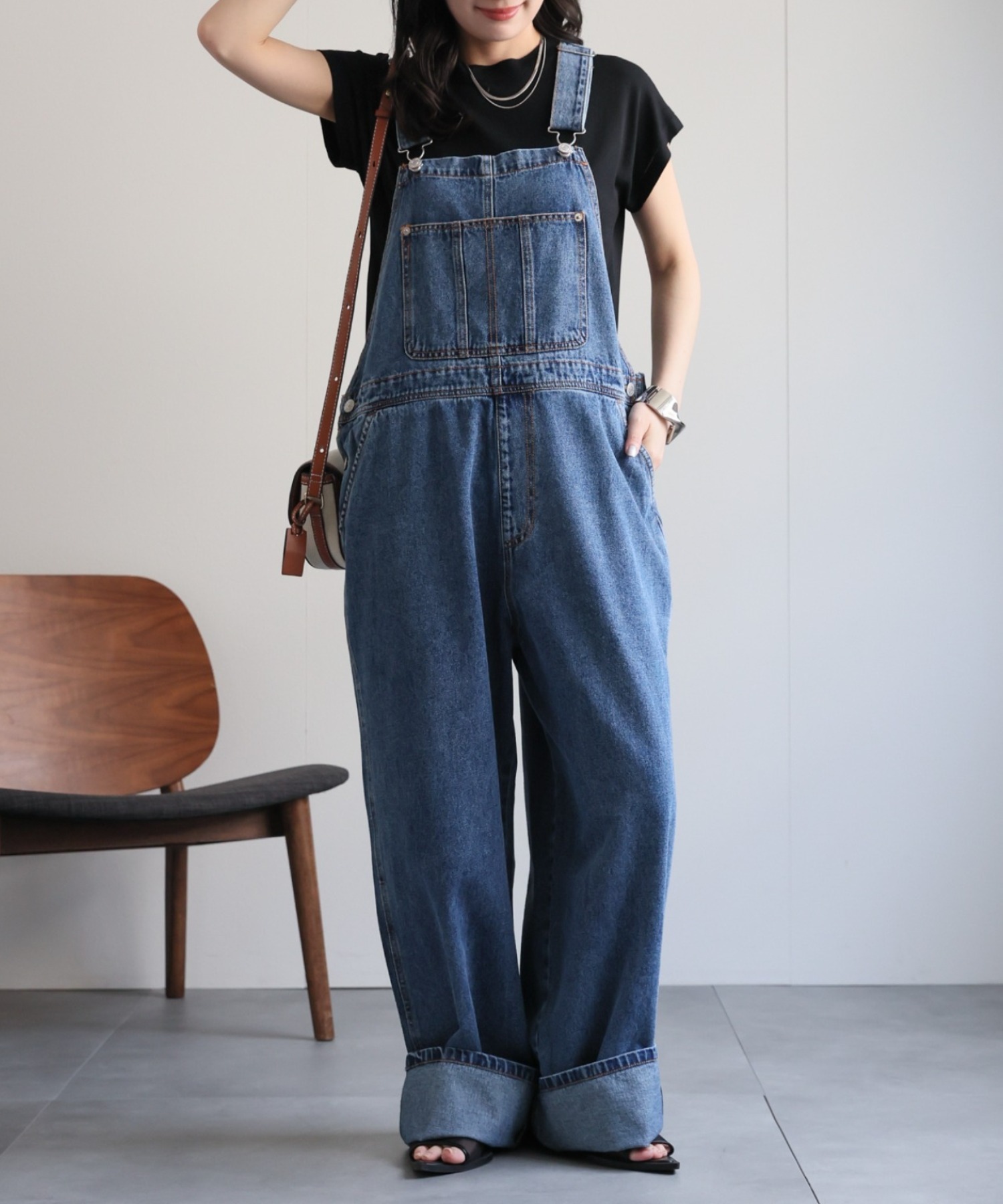 model：156cm 着用サイズ：FREE