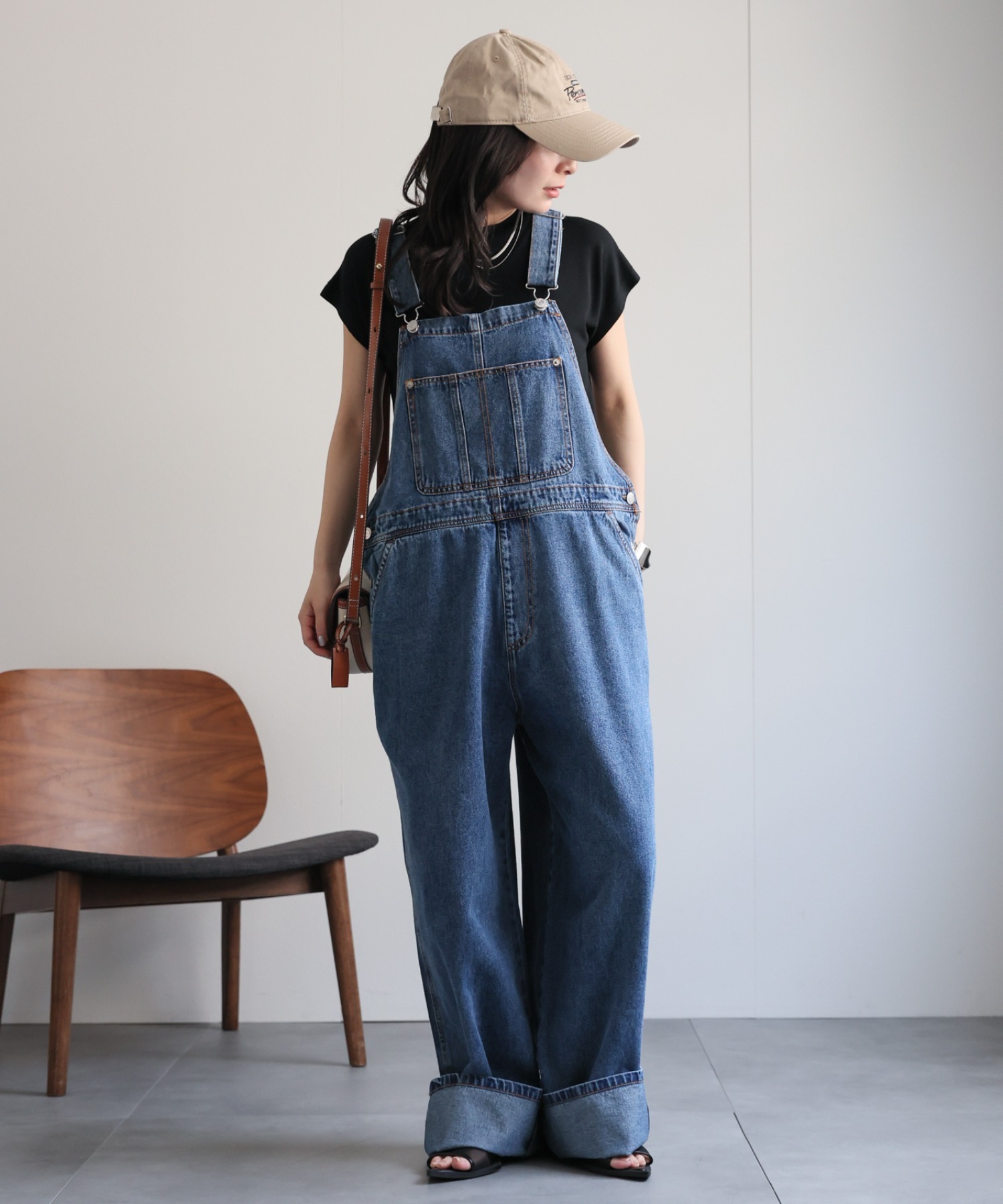 model：156cm 着用サイズ：FREE
