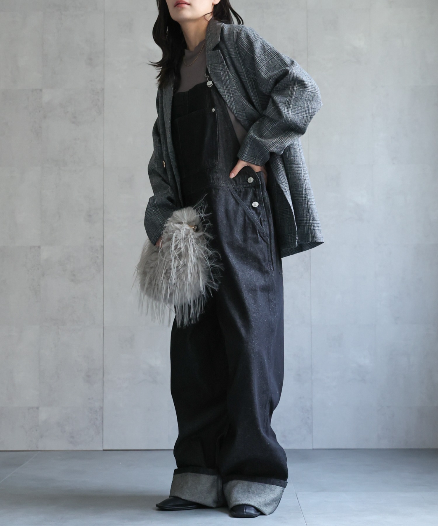 model:156cm  着用サイズ:FREE