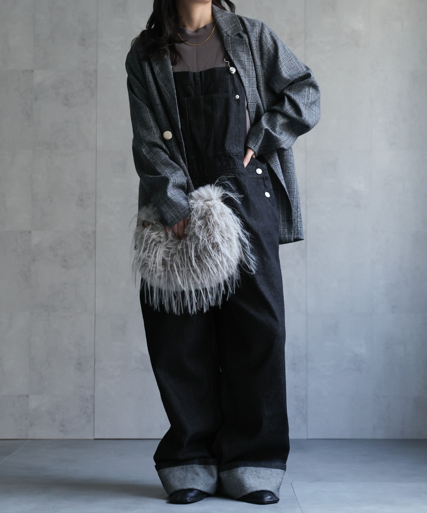 model:156cm  着用サイズ:FREE