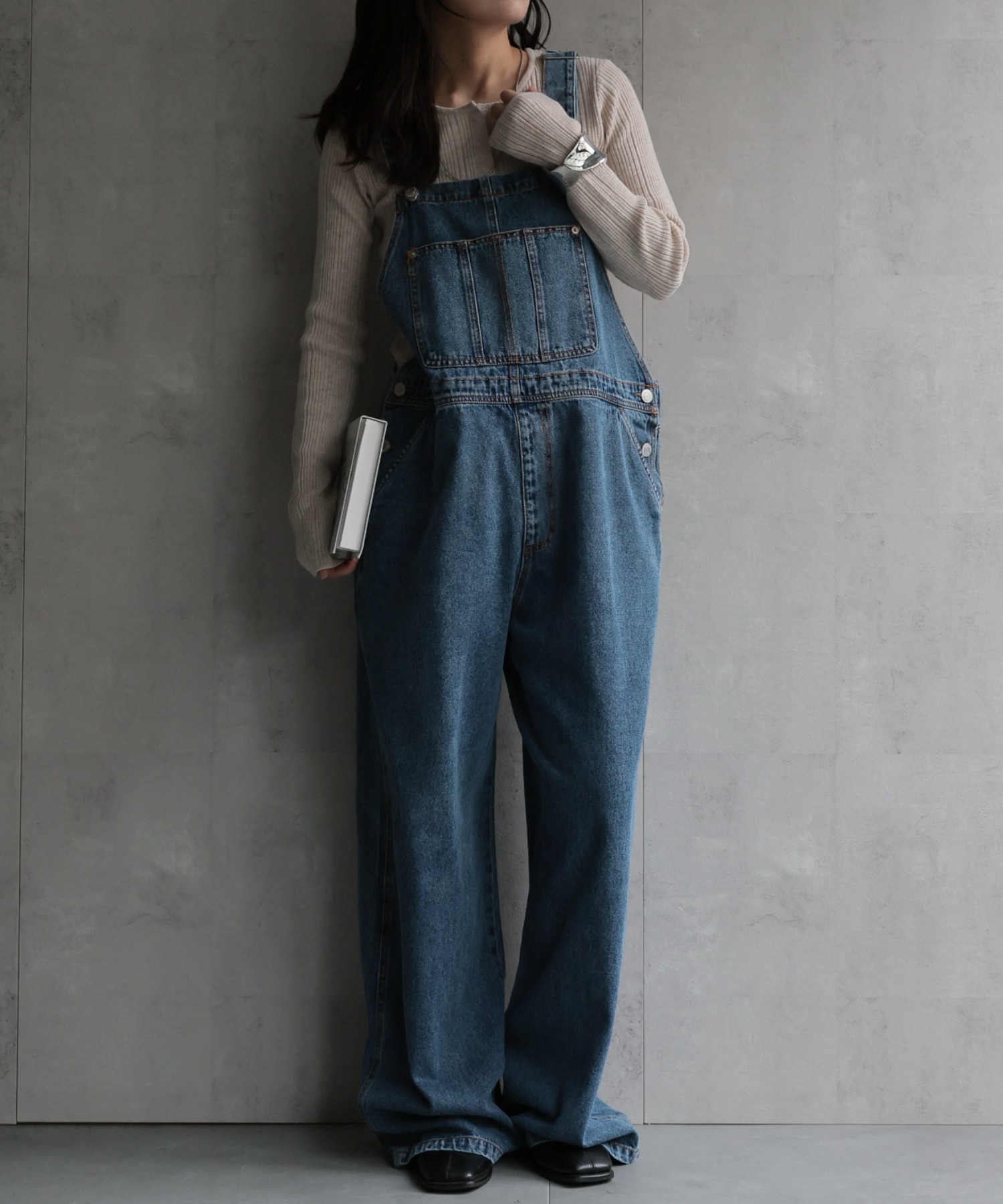 model：156cm 着用サイズ：FREE