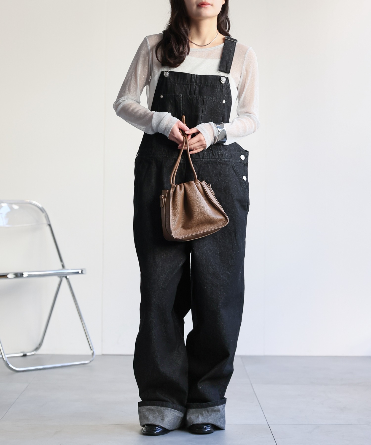 model：156cm 着用サイズ：FREE