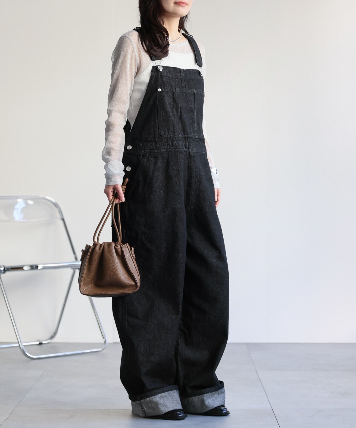 model：156cm 着用サイズ：FREE