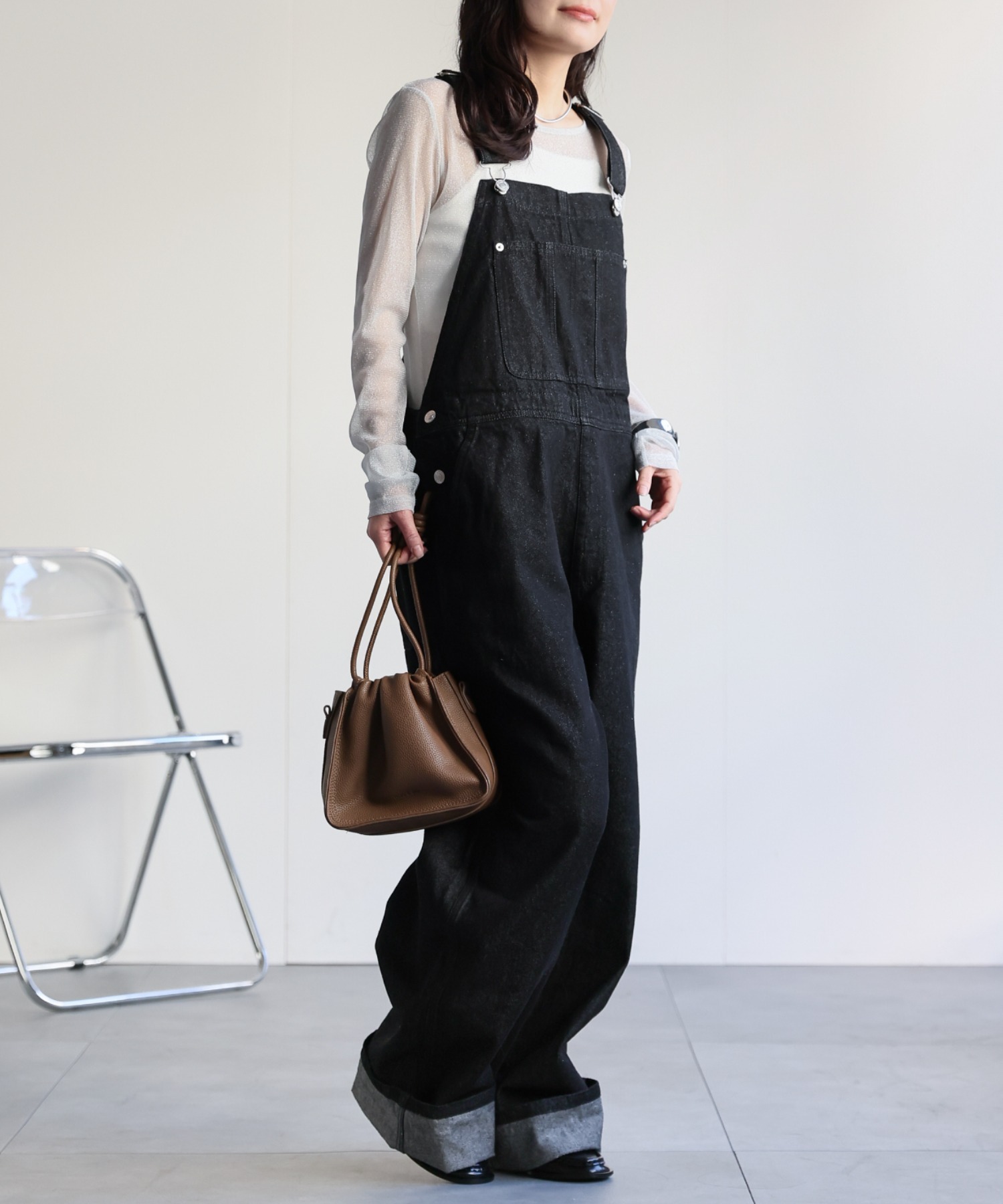 model：156cm 着用サイズ：FREE