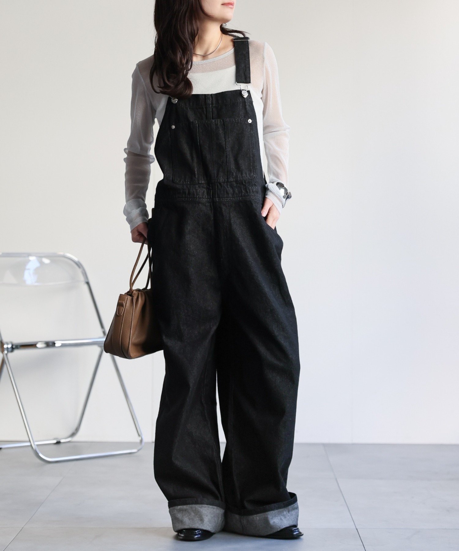 model：156cm 着用サイズ：FREE