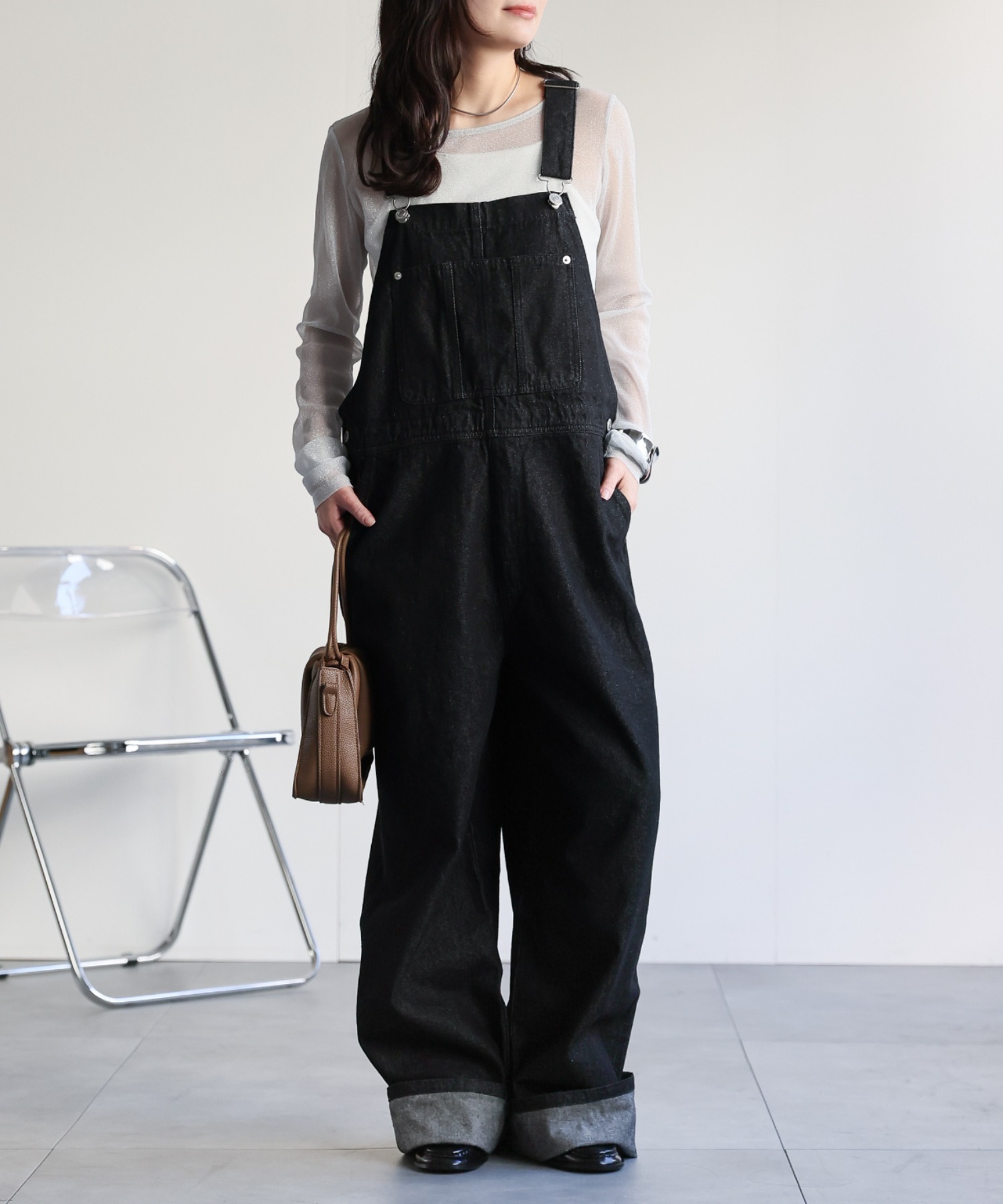 model：156cm 着用サイズ：FREE