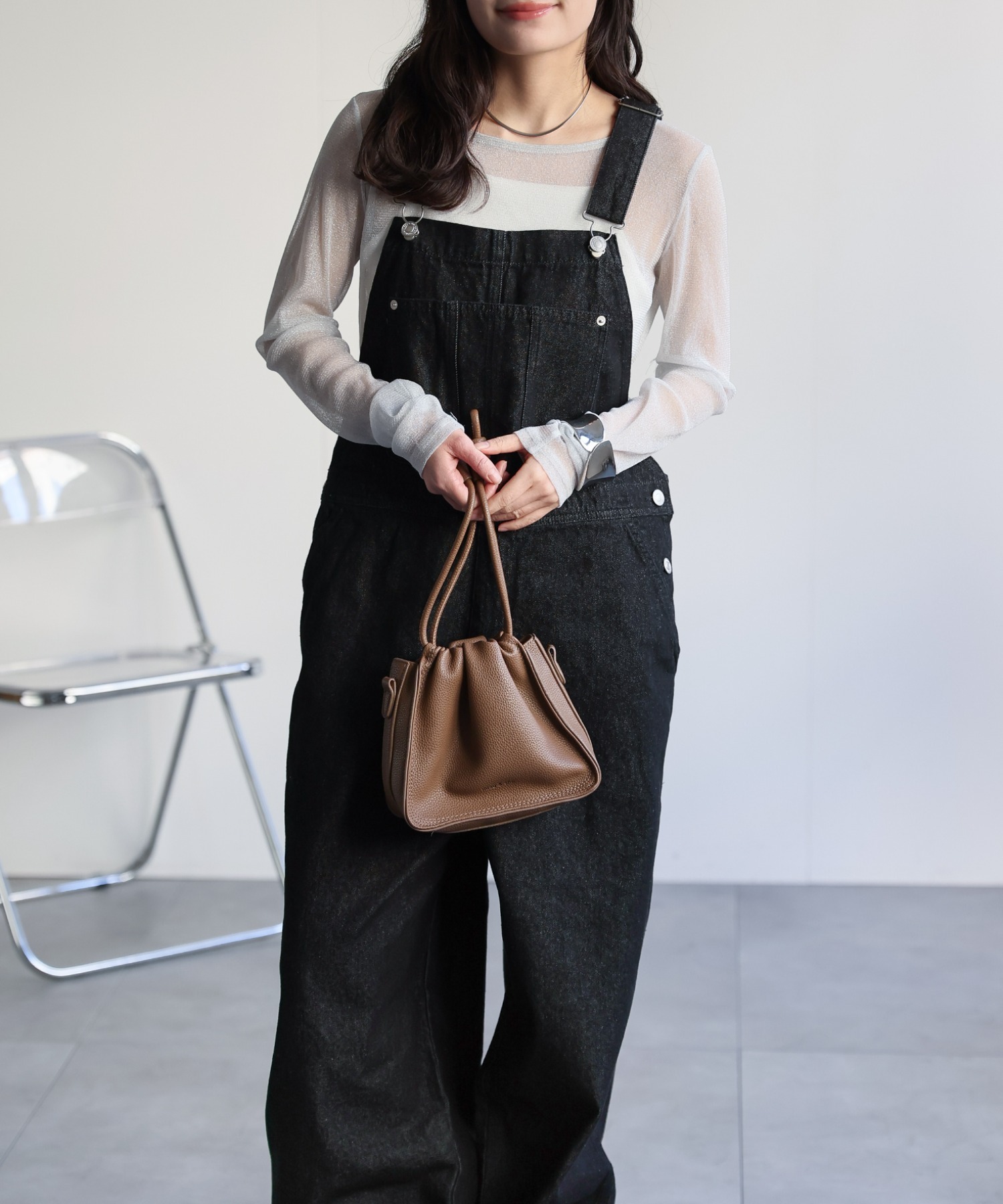 model：156cm 着用サイズ：FREE
