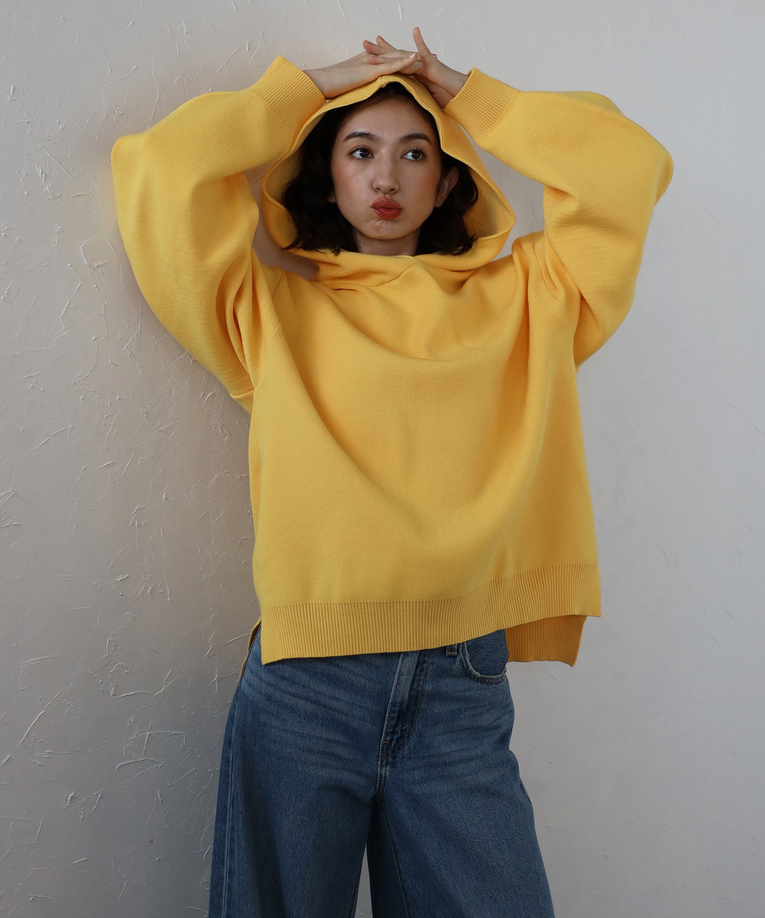 model：H165 着用サイズ：FREE
