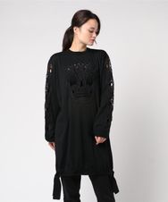 SKULL LACEプルオーバー