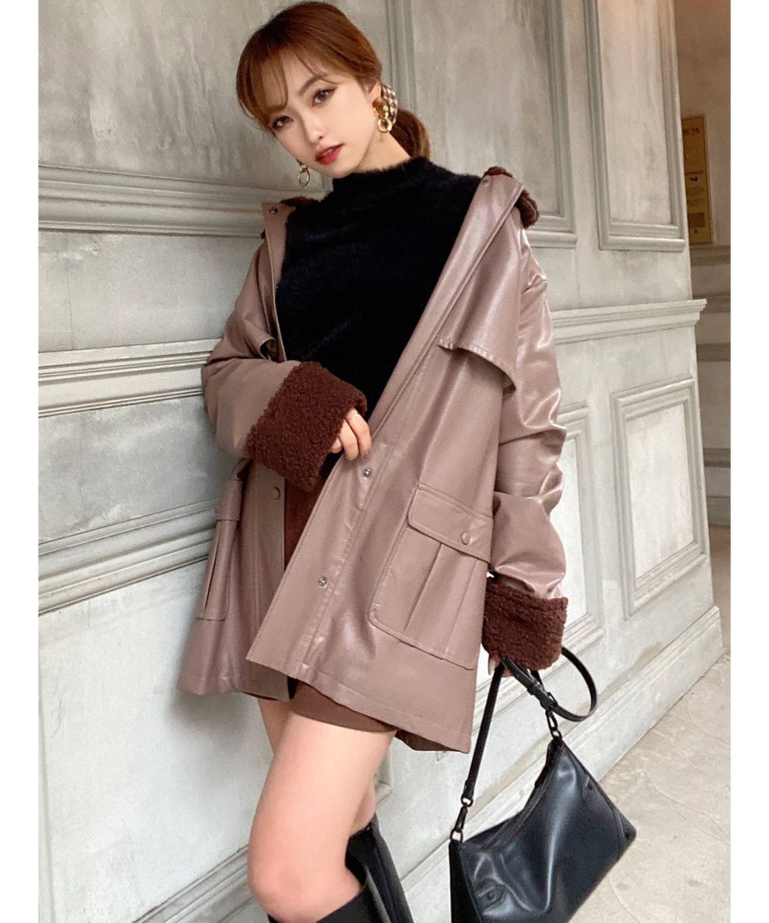 ☆新品 ピンクコート ¥61950 合成皮革 フリー 【正規品】 www.ecosolux.it ☆新品 ピンクコート ¥61950 合成皮革 フリー