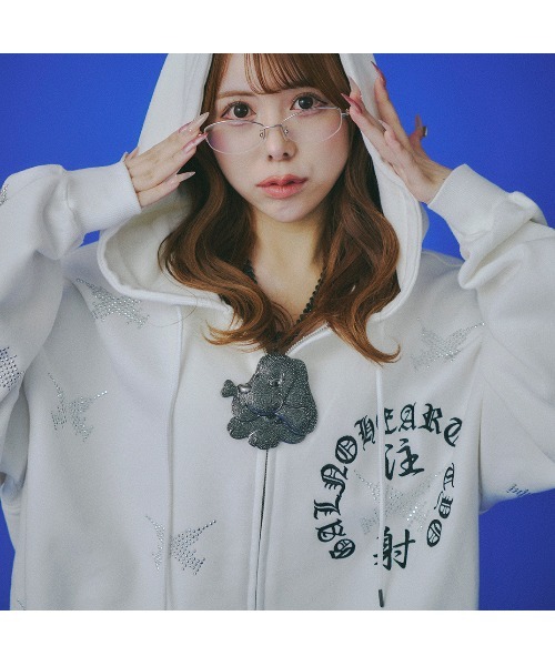 A'GEM/9 × .kom 『GALFY/ガルフィー』ピカピカ注射器パーカー セレクト