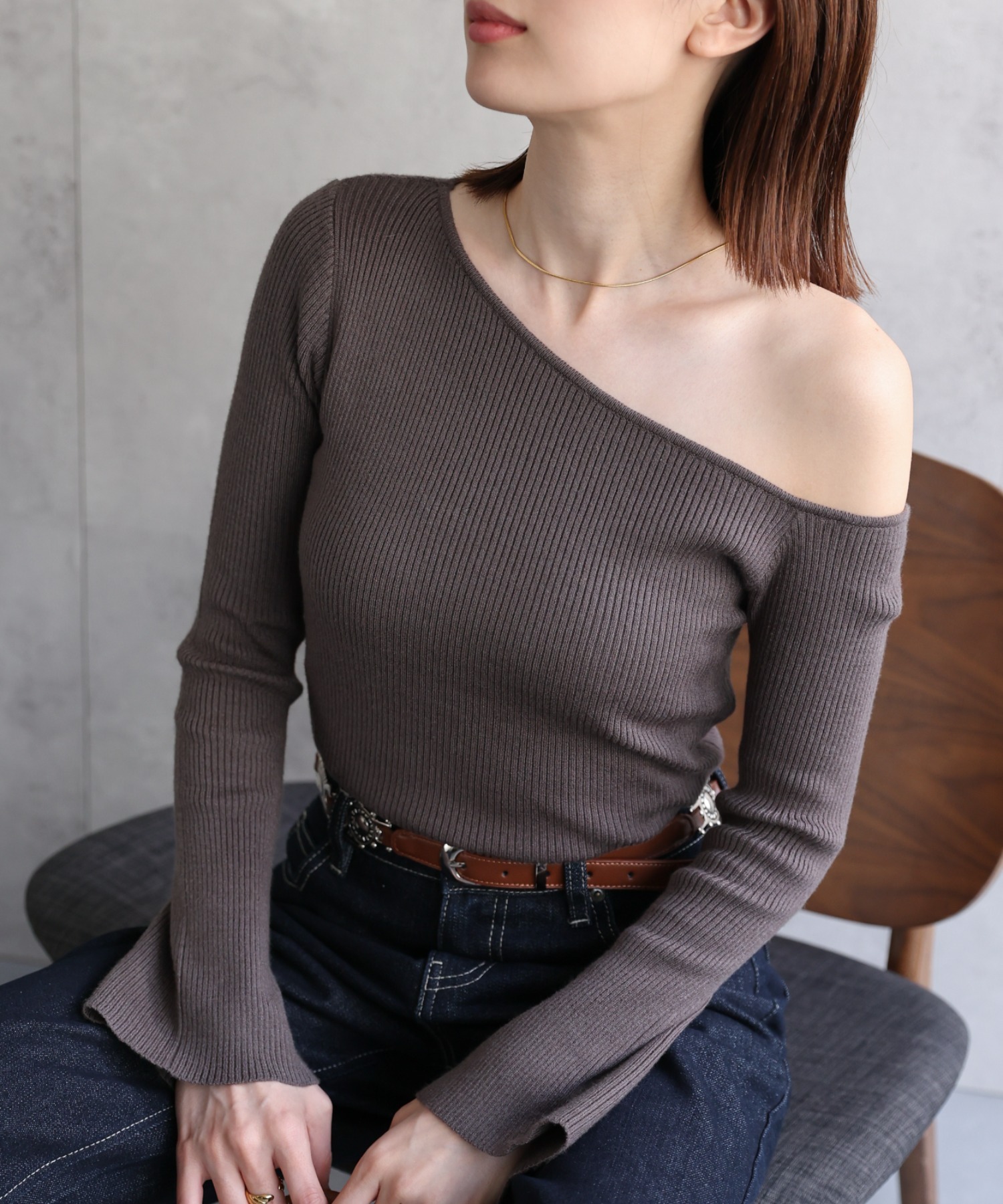 model：162cm 着用サイズ：F