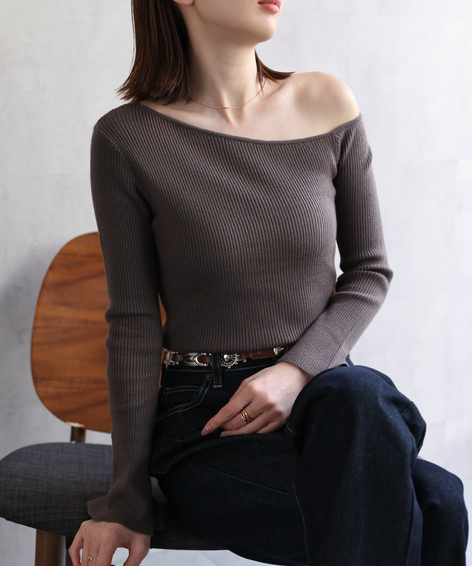 model：162cm 着用サイズ：F