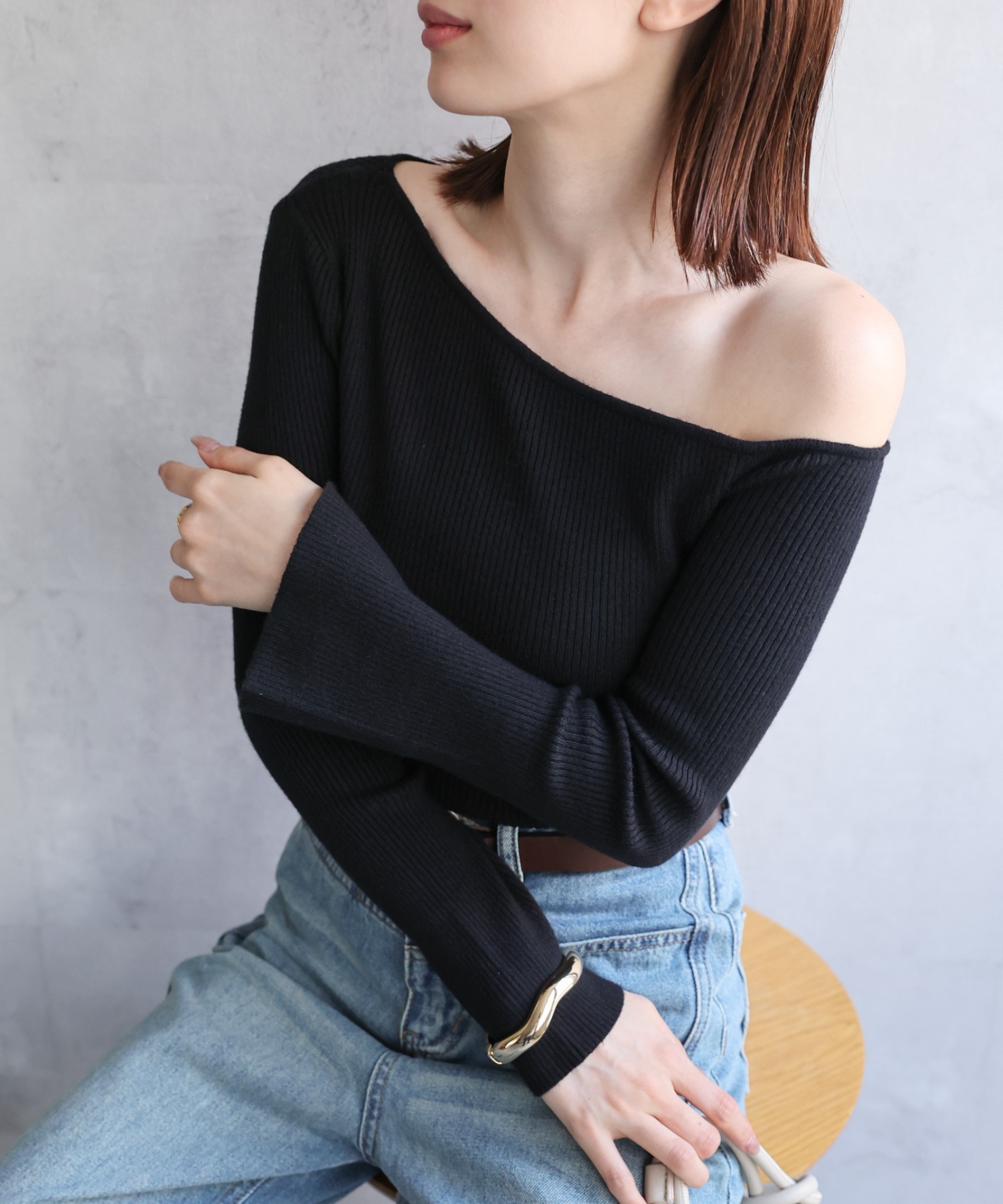model：162cm 着用サイズ：F