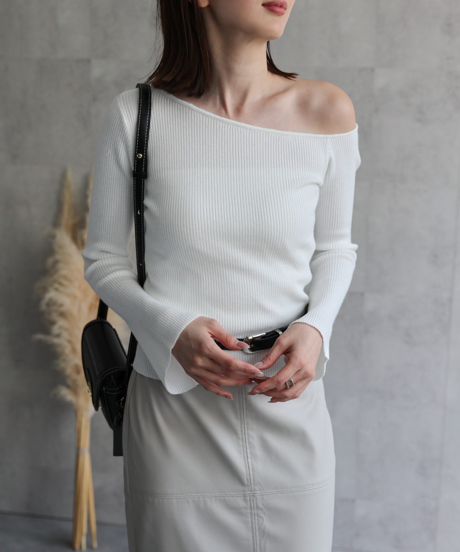 model：162cm 着用サイズ：F