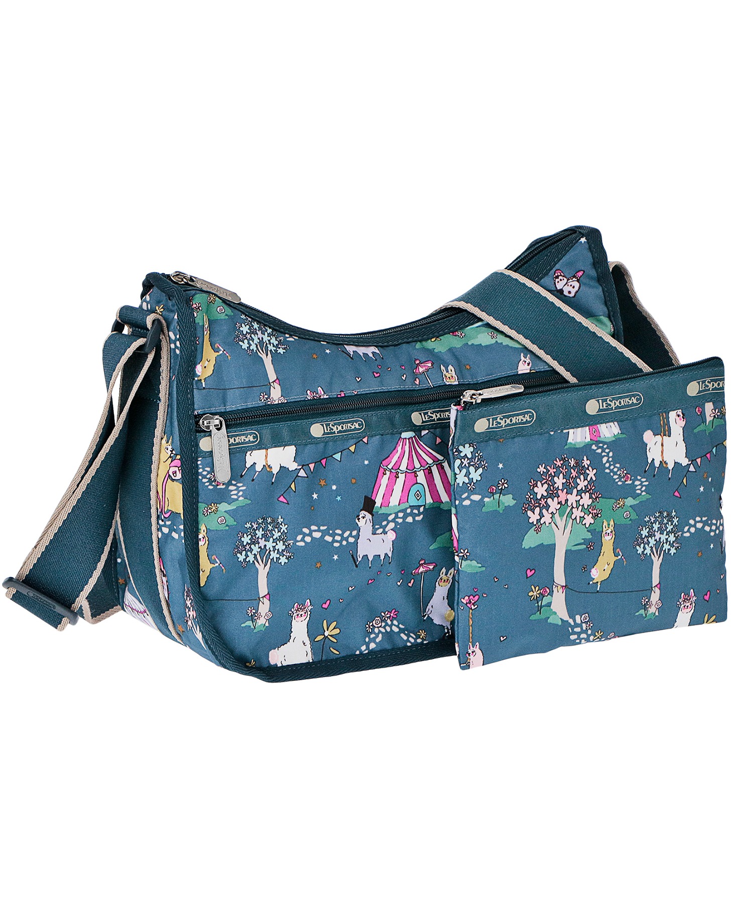 Lesportsac Deluxe Shoulder Satchel 価格 交渉 送料無料 レスポートサック ショルダーバッグ